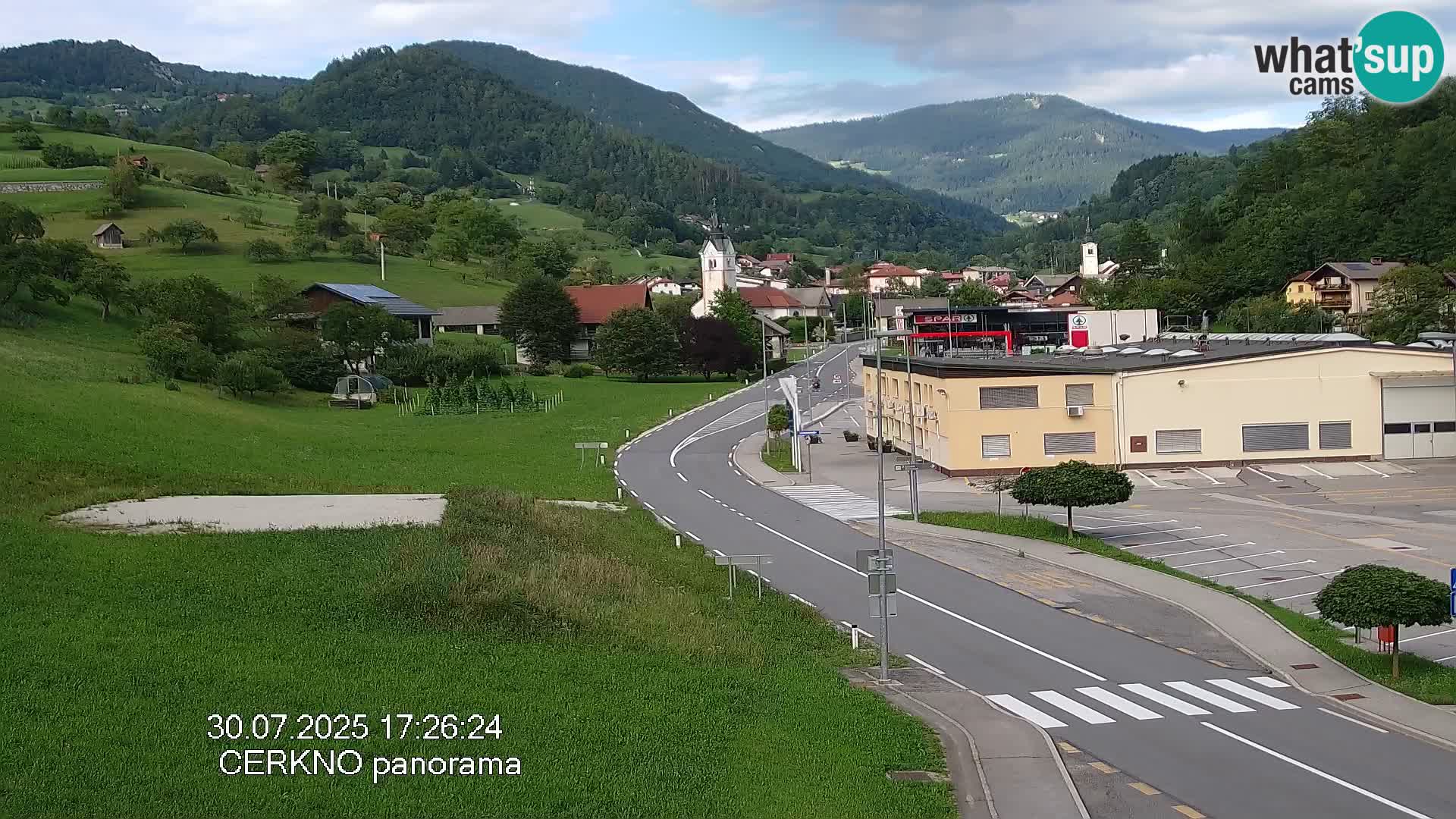 Cerkno Stadteingang Live-Webcam