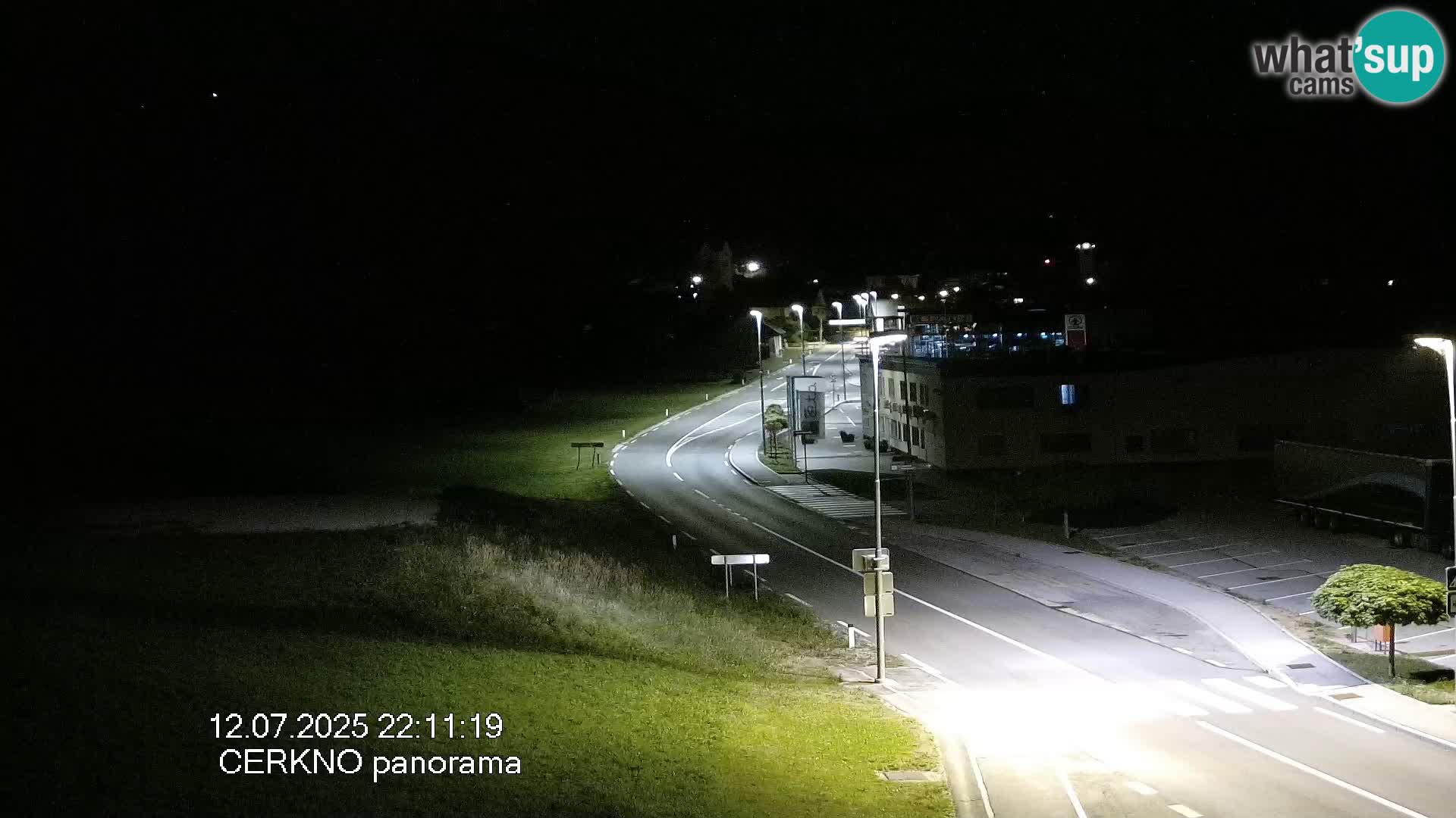 Cerkno city entrance Live Webcam
