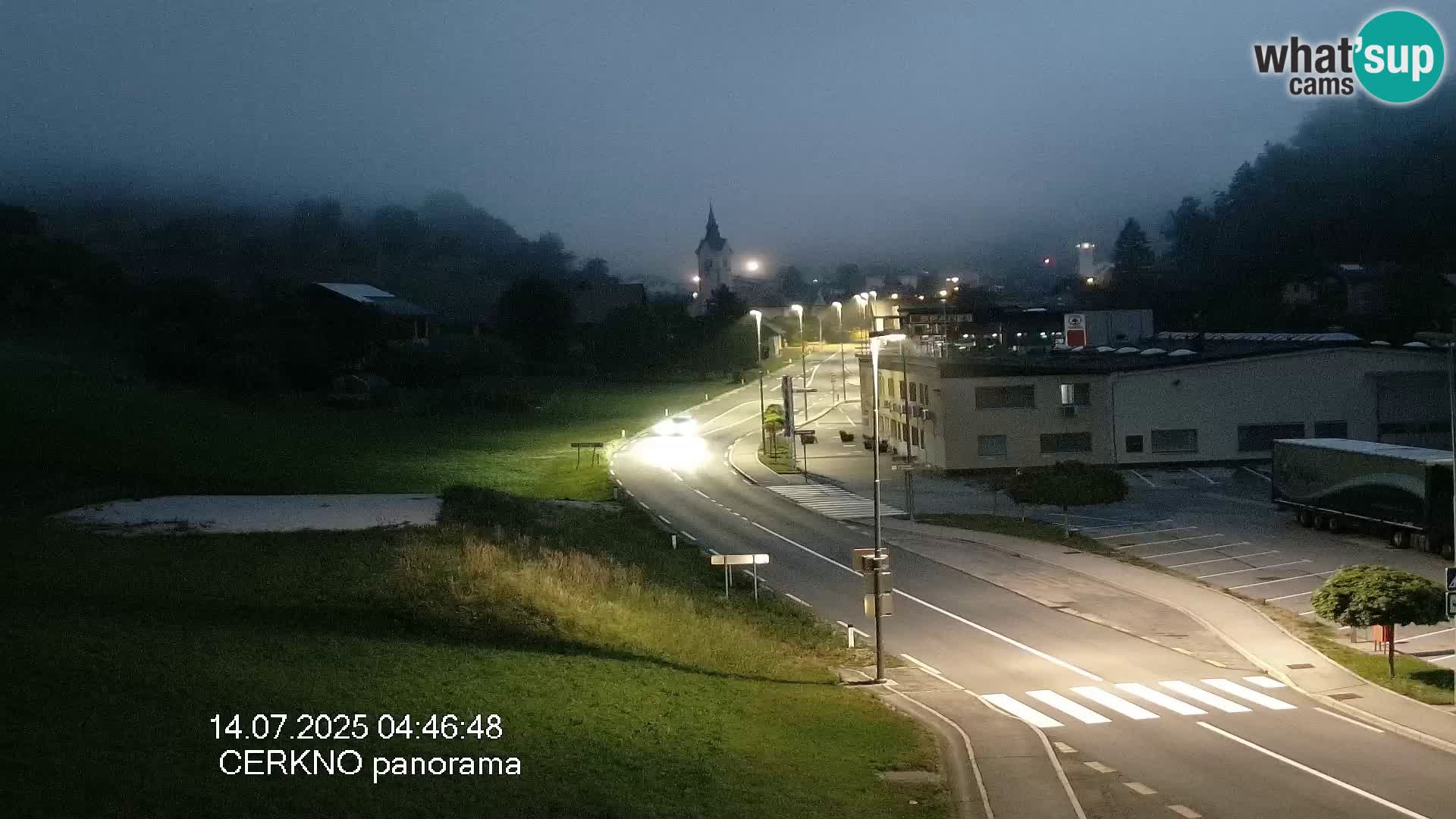 Cerkno ulaz u grad – Kamera uživo