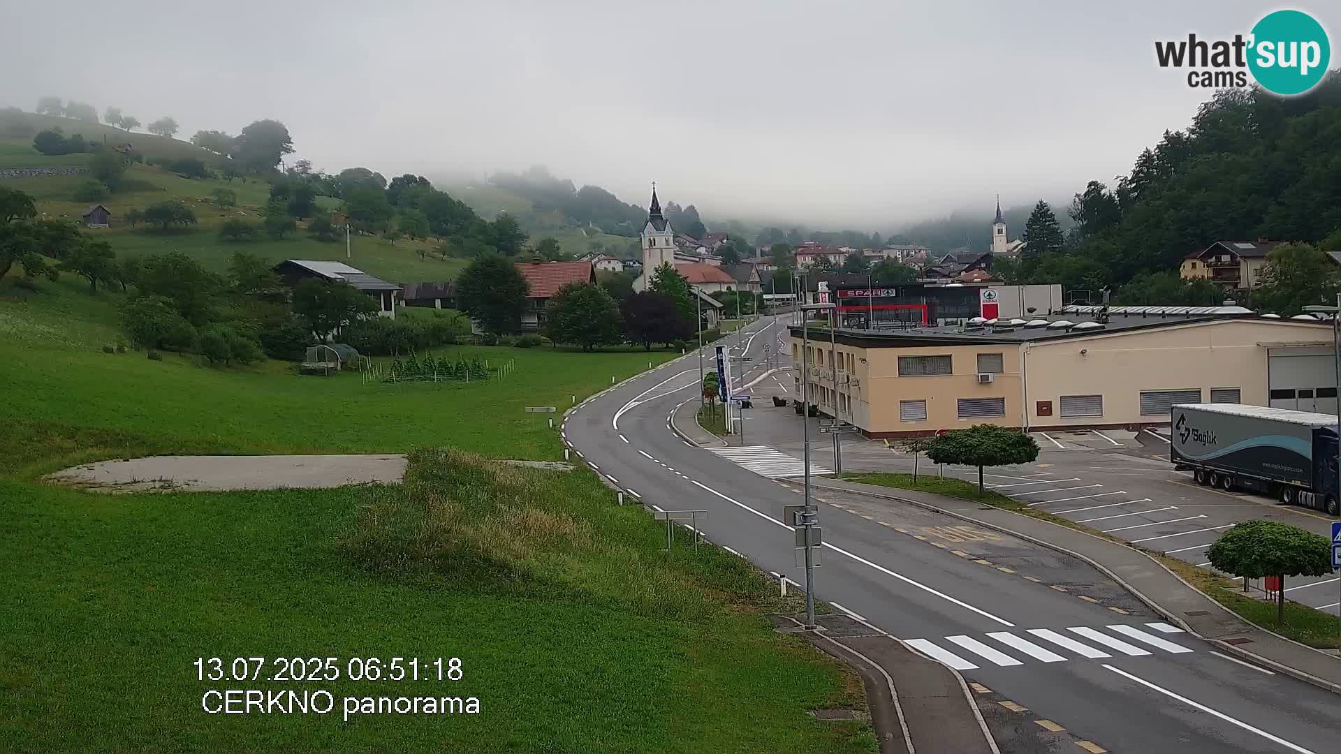 Cerkno ulaz u grad – Kamera uživo