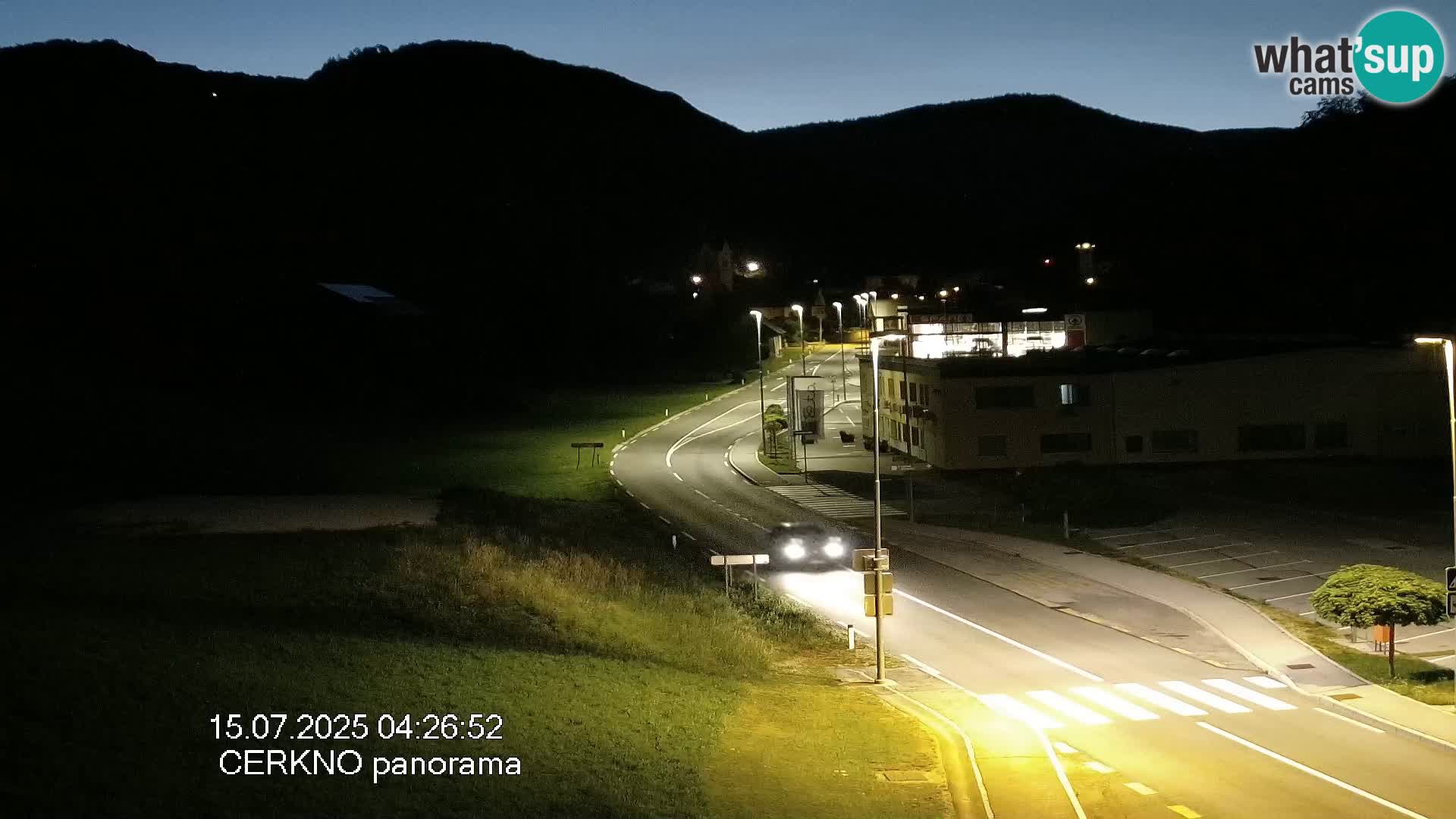 Cerkno ulaz u grad – Kamera uživo