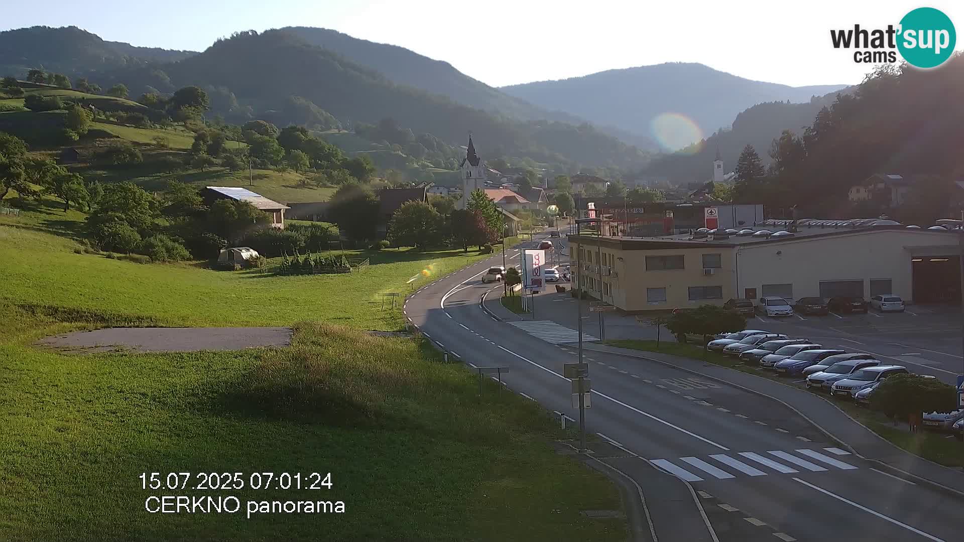 Cerkno Stadteingang Live-Webcam