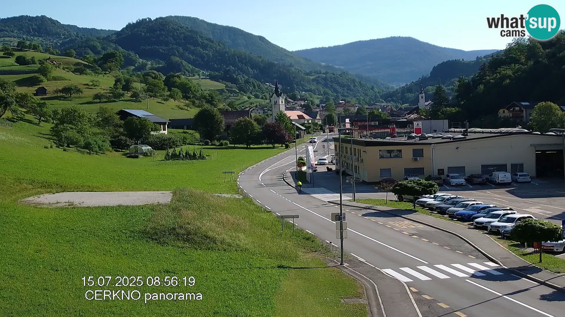 Webcam Ingresso Città di Cerkno