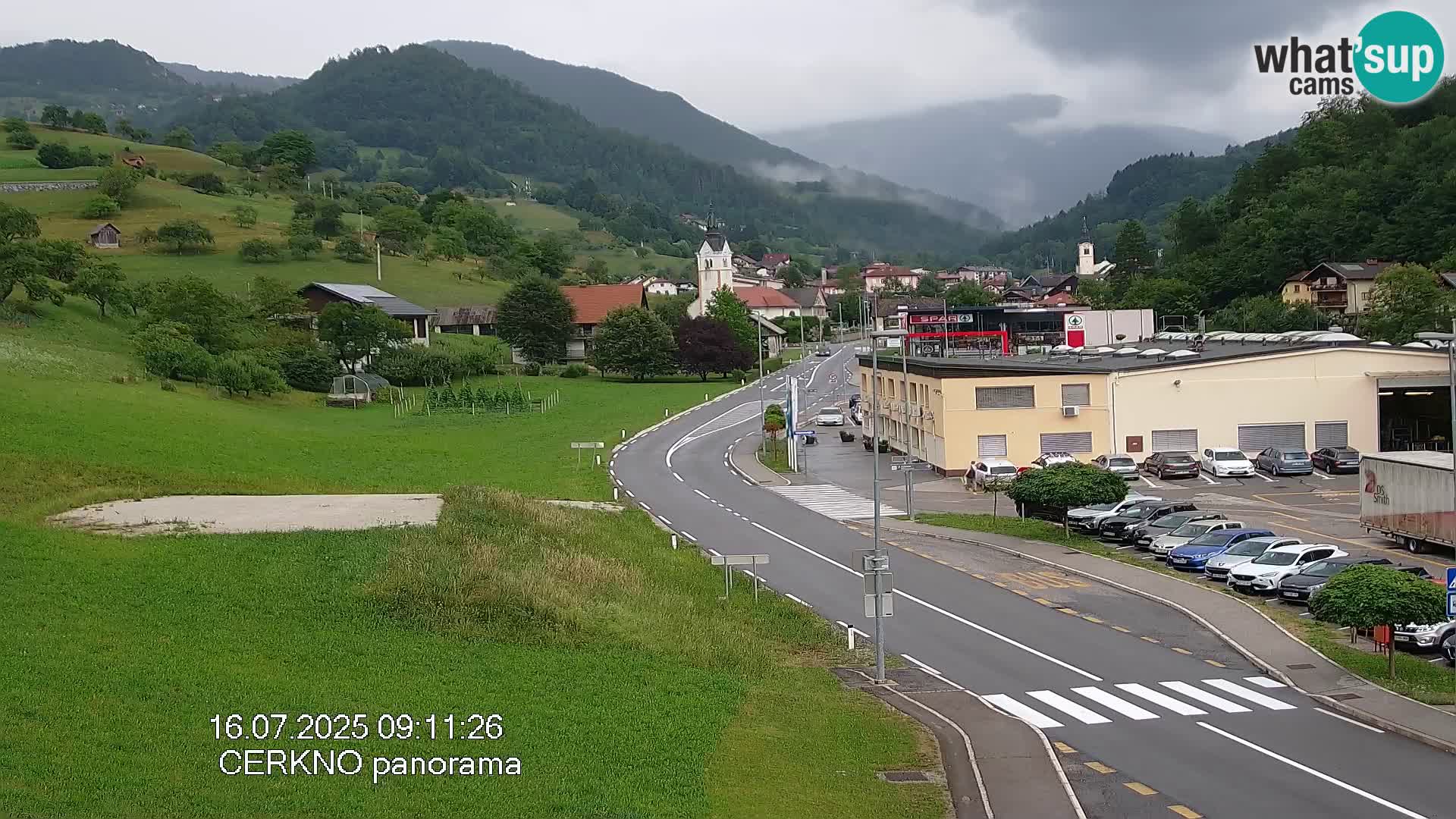 Cerkno Stadteingang Live-Webcam