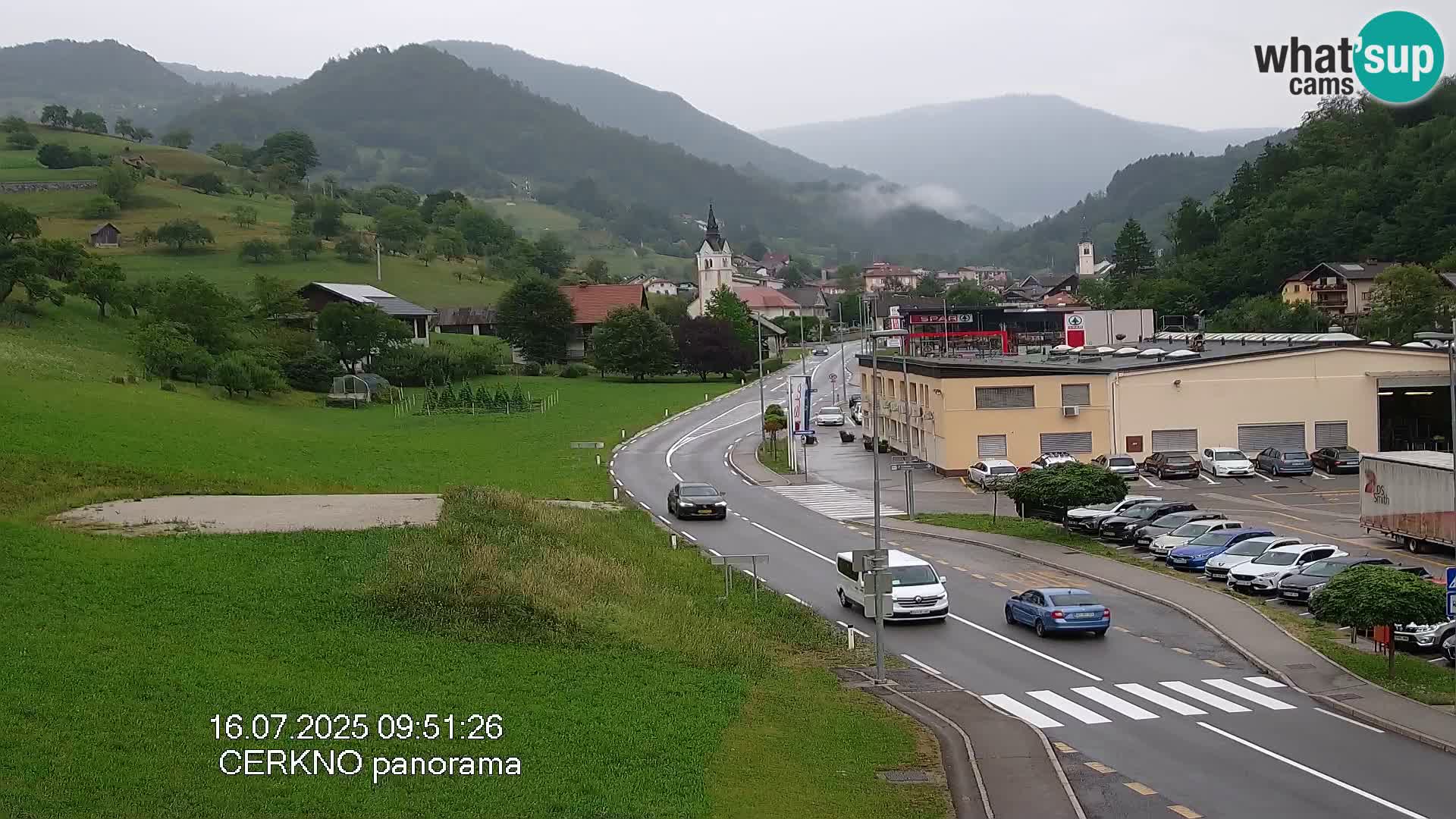 Cerkno ulaz u grad – Kamera uživo
