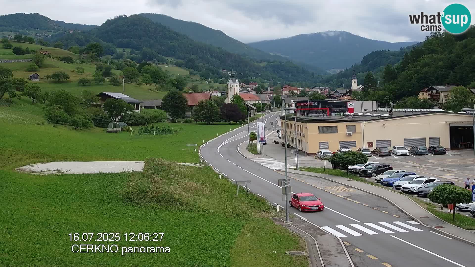 Cerkno Stadteingang Live-Webcam