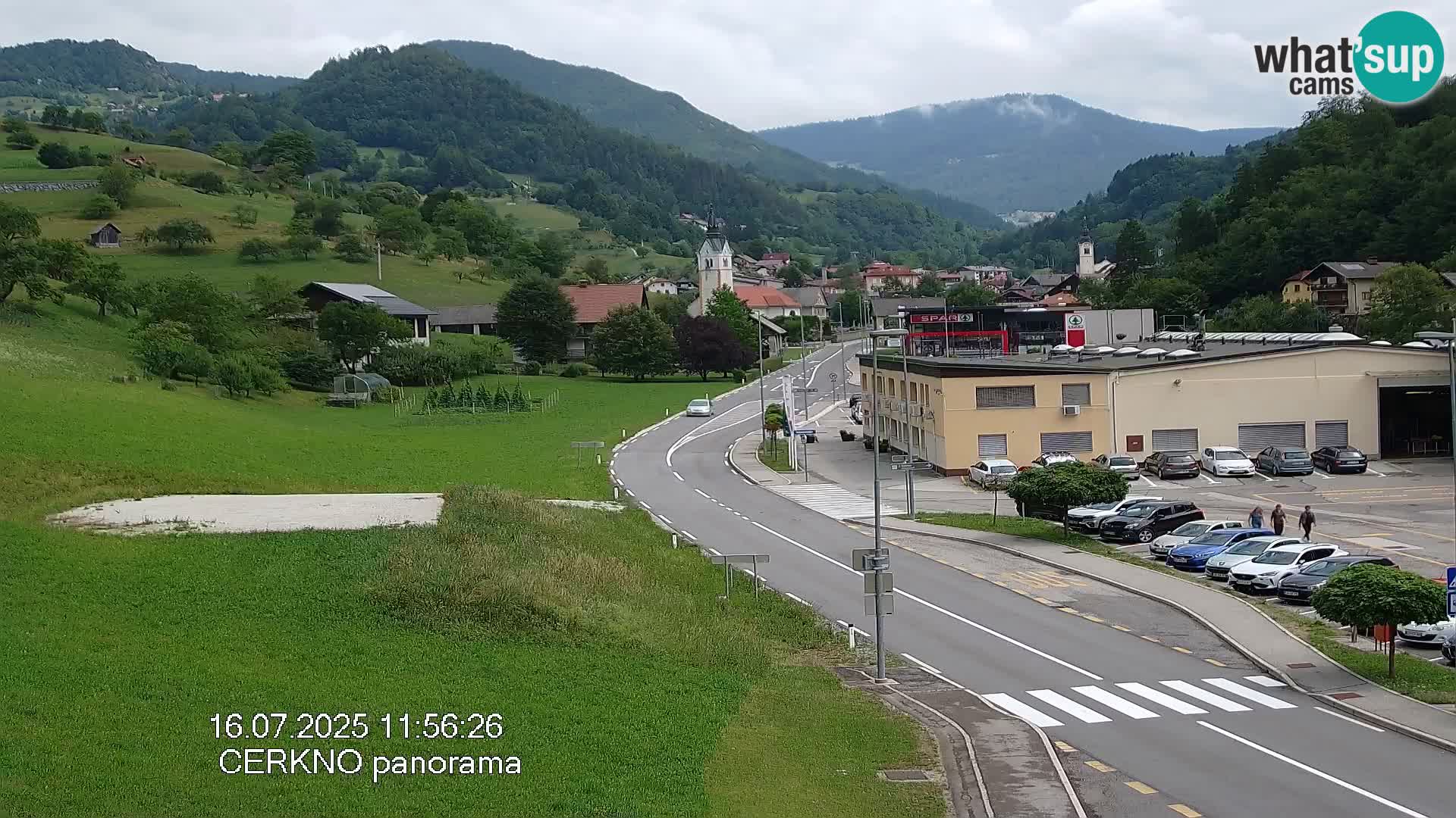 Webcam Ingresso Città di Cerkno
