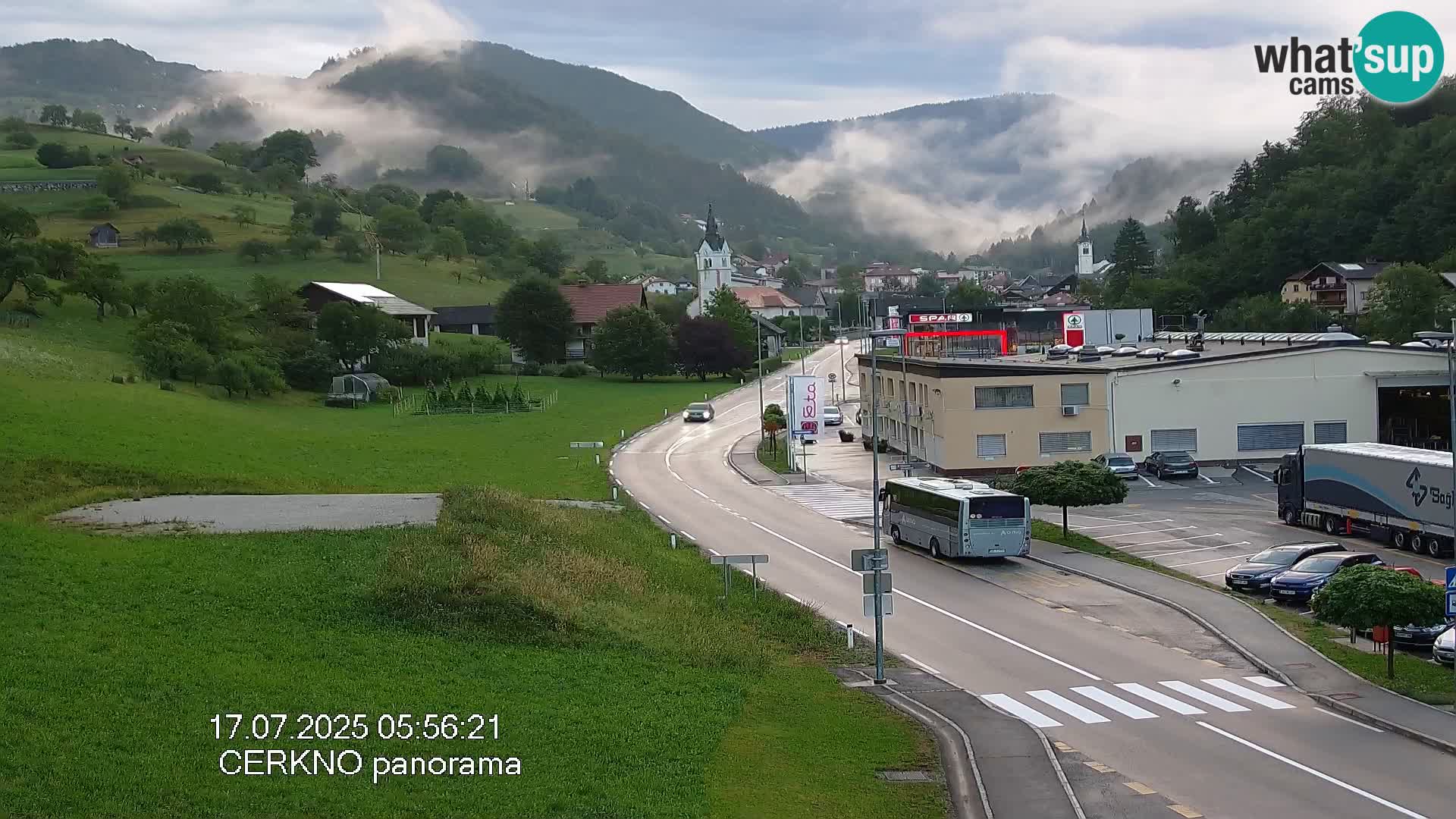 Cerkno ulaz u grad – Kamera uživo