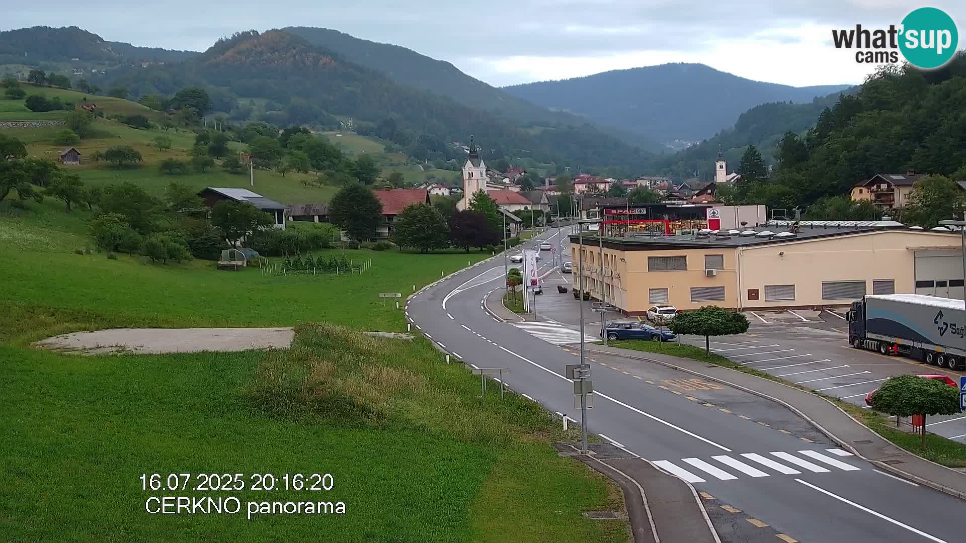 Cerkno ulaz u grad – Kamera uživo