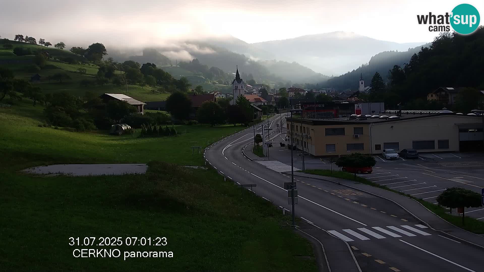 Cerkno Stadteingang Live-Webcam