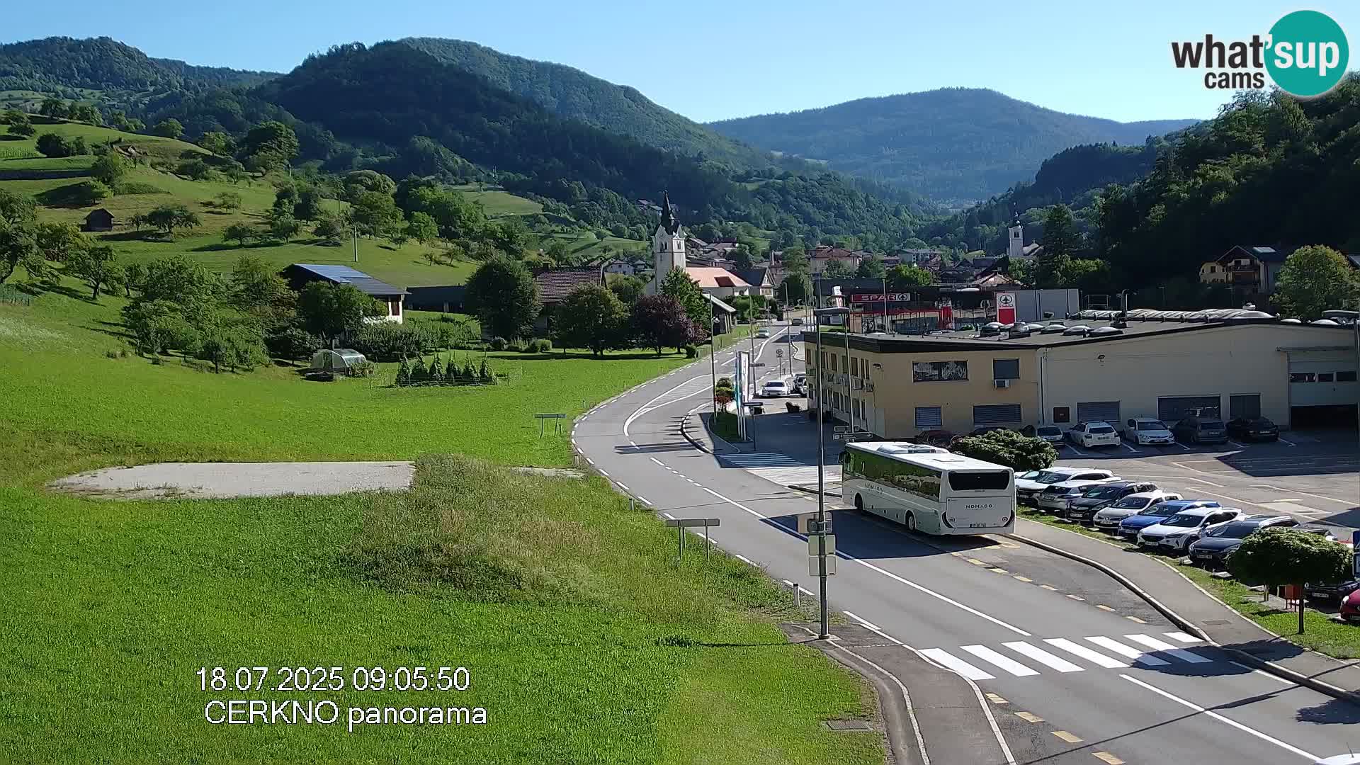 Webcam Ingresso Città di Cerkno