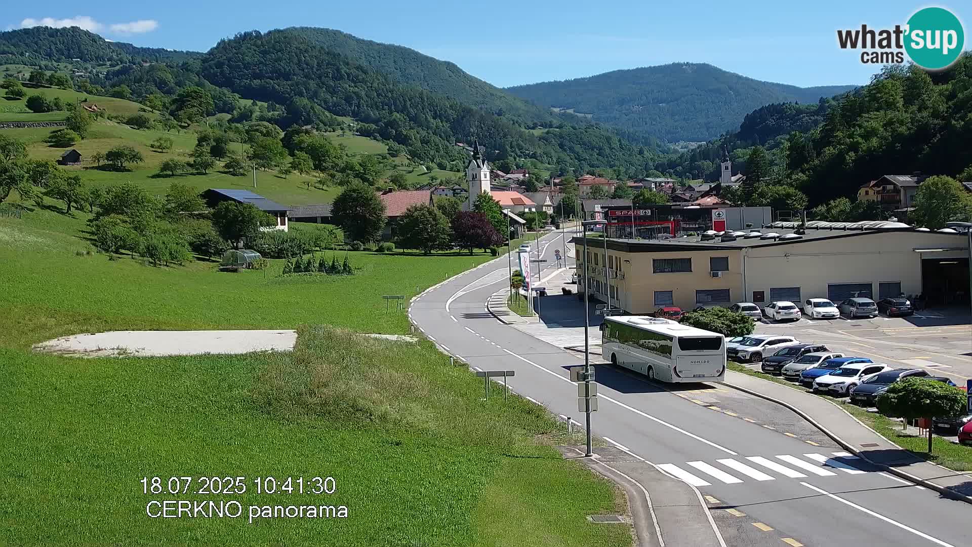 Cerkno Stadteingang Live-Webcam