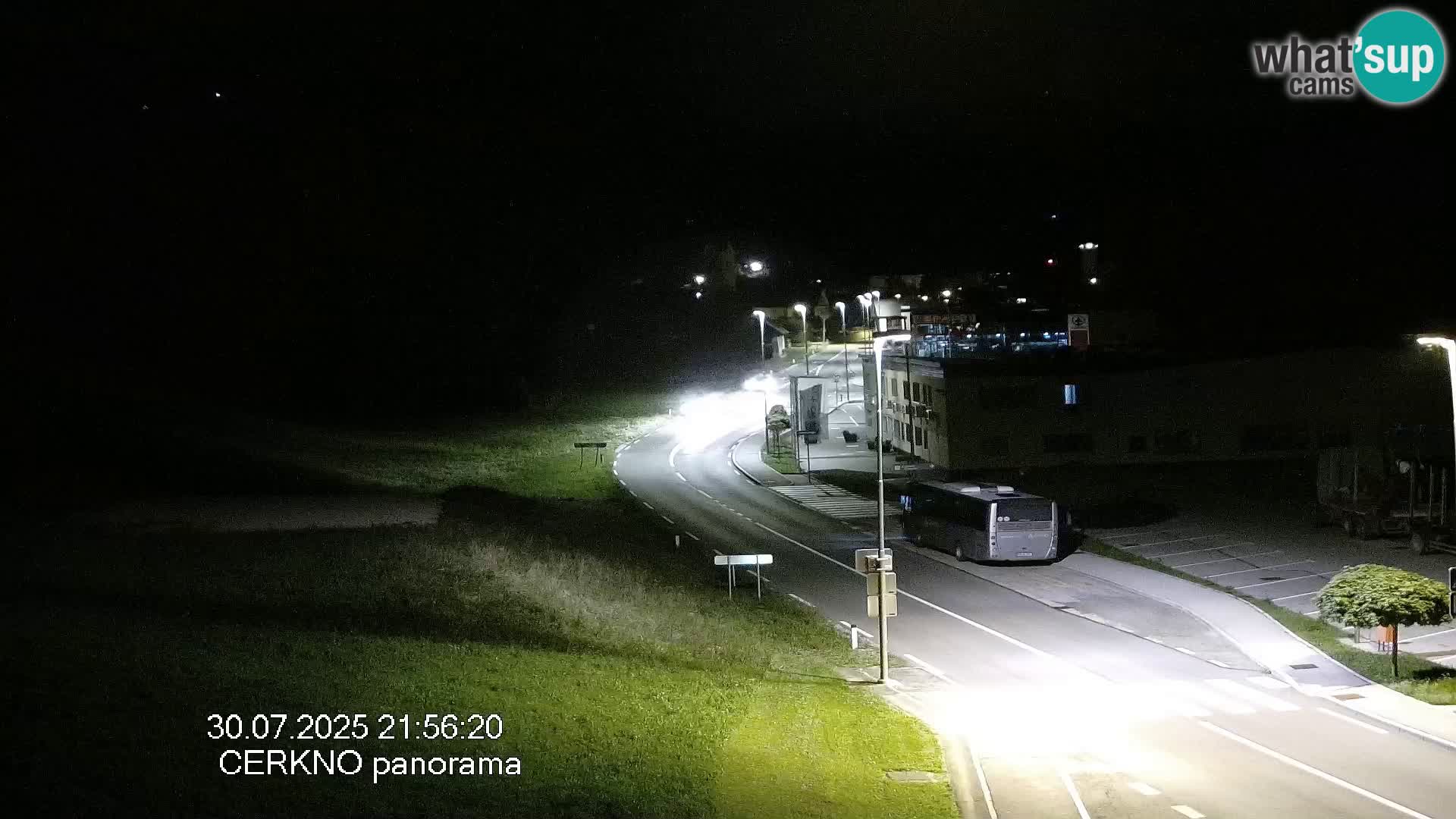 Cerkno entrada a la ciudad Webcam en vivo