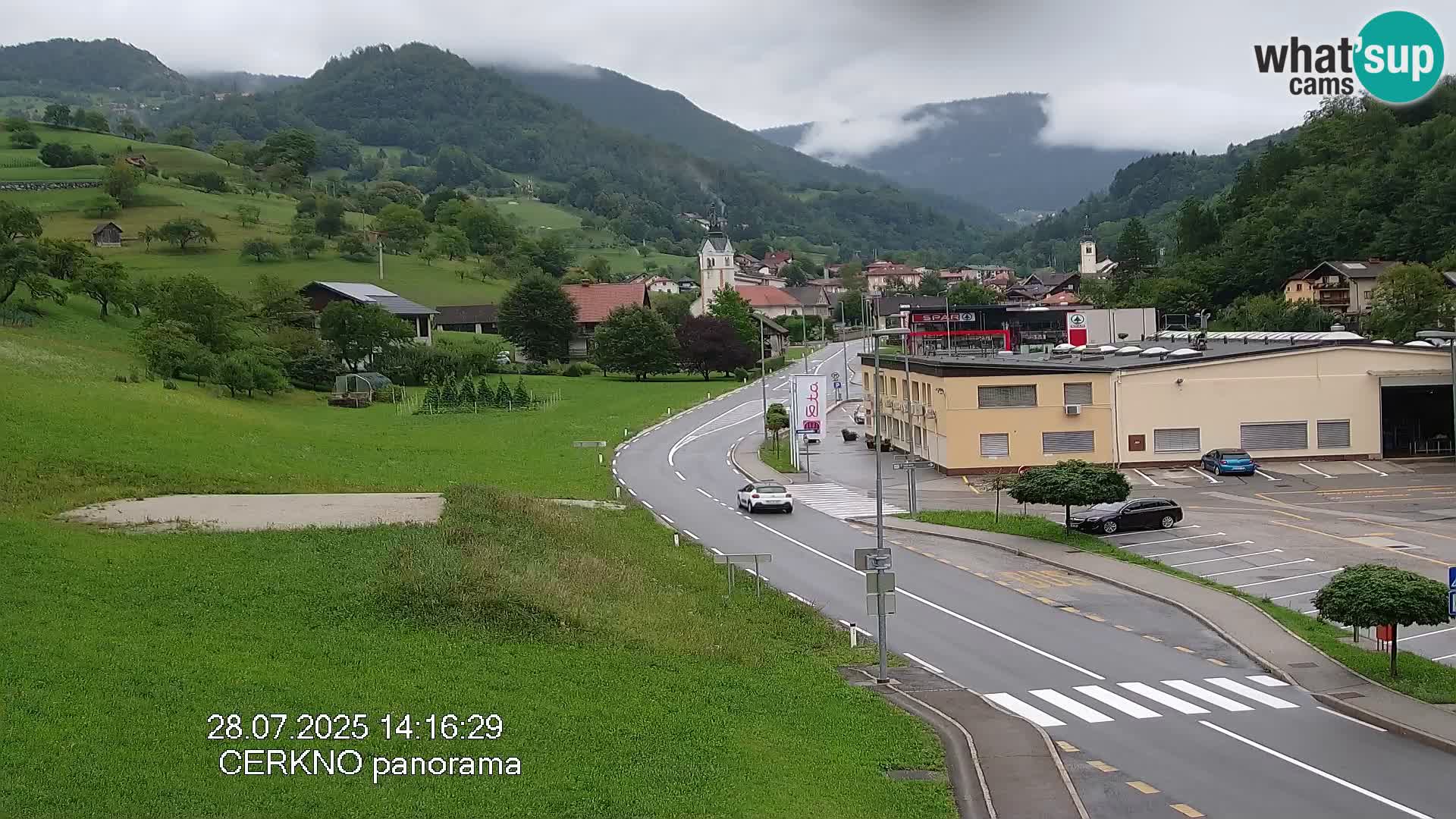 Webcam Ingresso Città di Cerkno