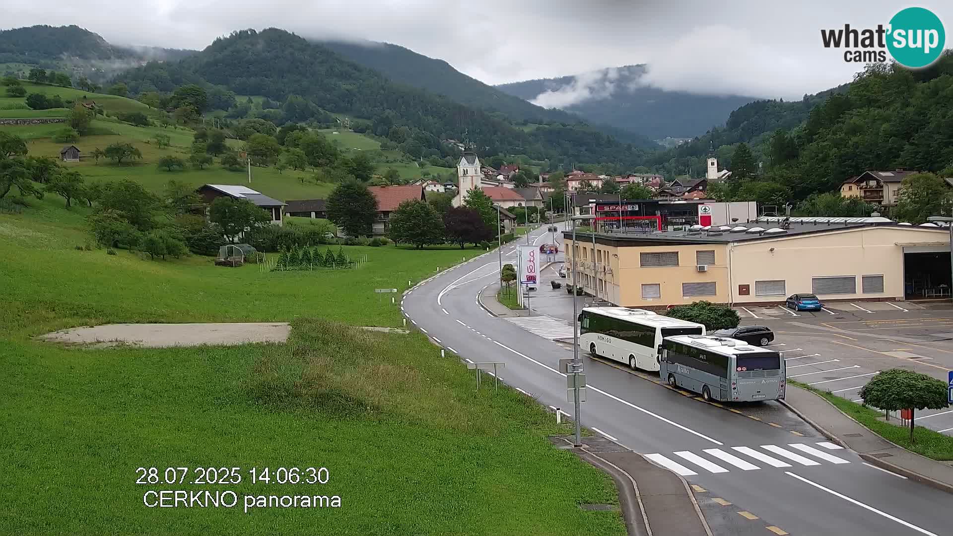 Webcam Ingresso Città di Cerkno