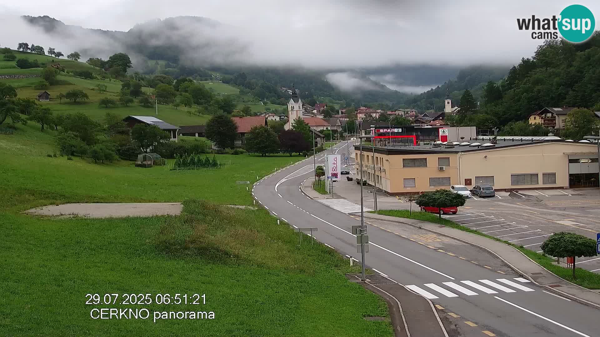 Webcam Ingresso Città di Cerkno
