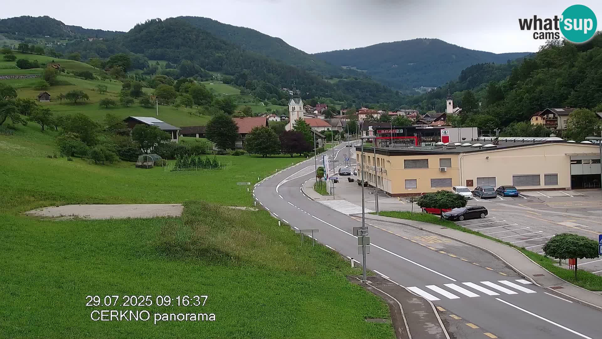 Webcam Ingresso Città di Cerkno