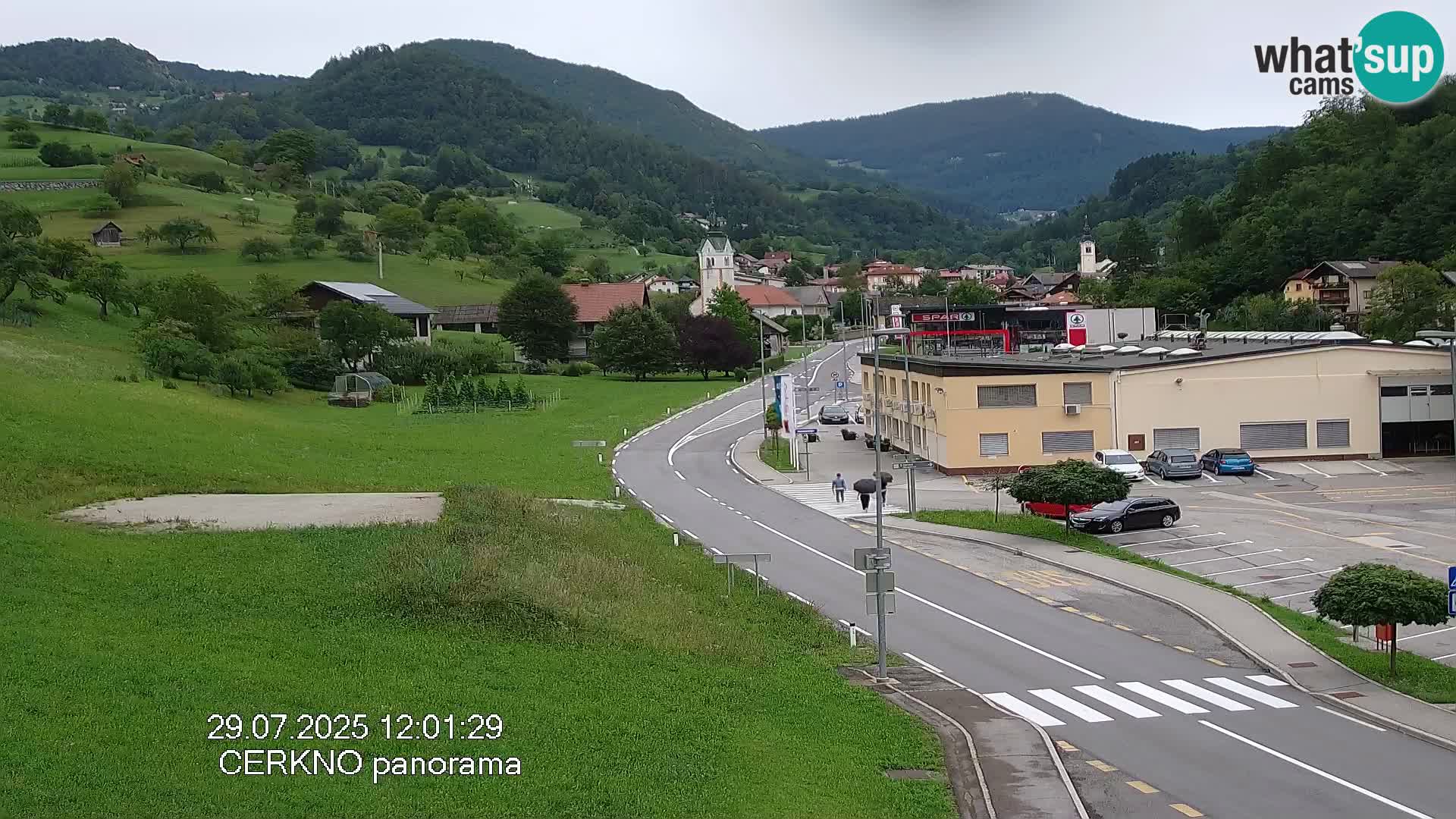 Cerkno ulaz u grad – Kamera uživo