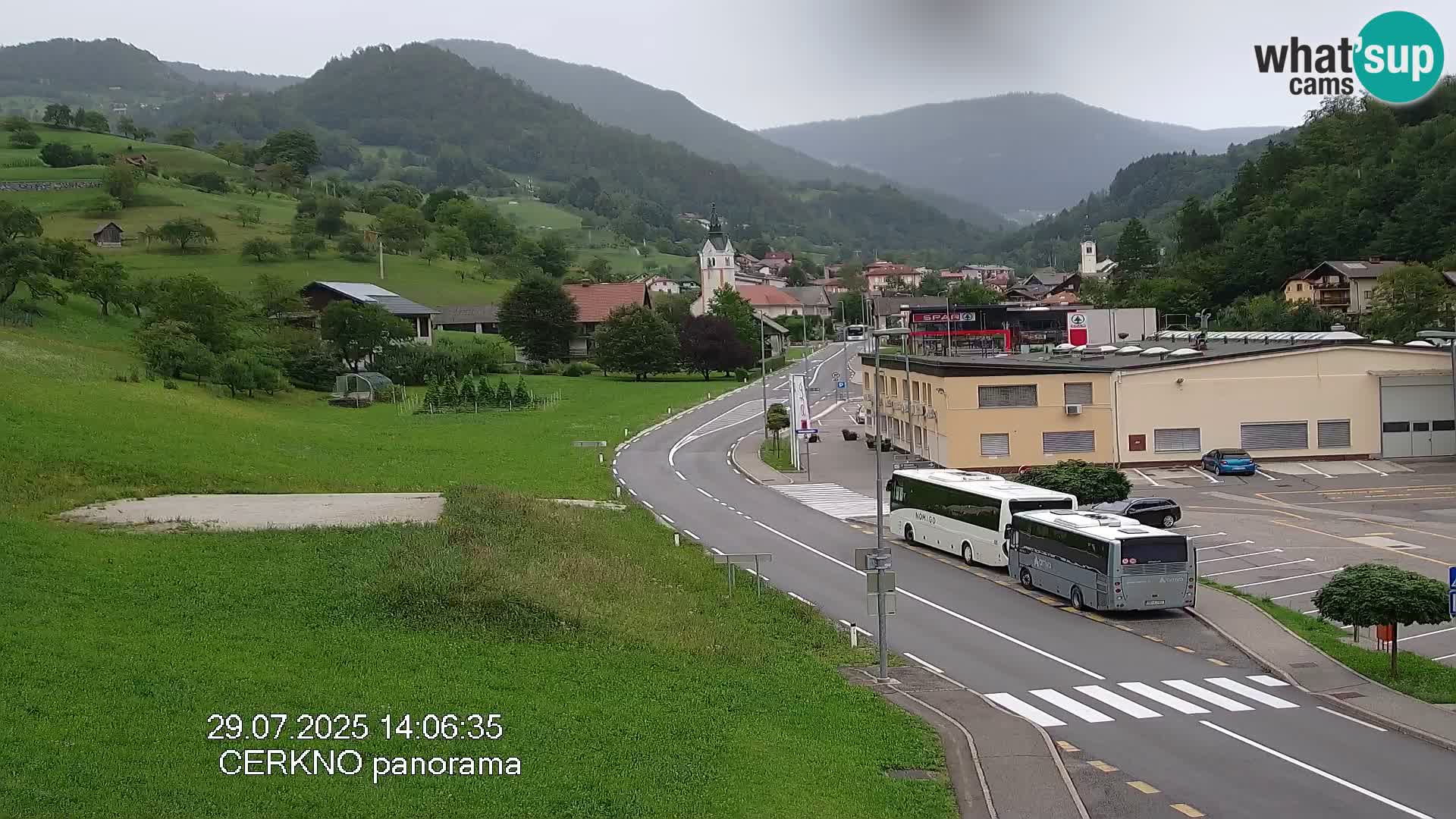 Cerkno ulaz u grad – Kamera uživo