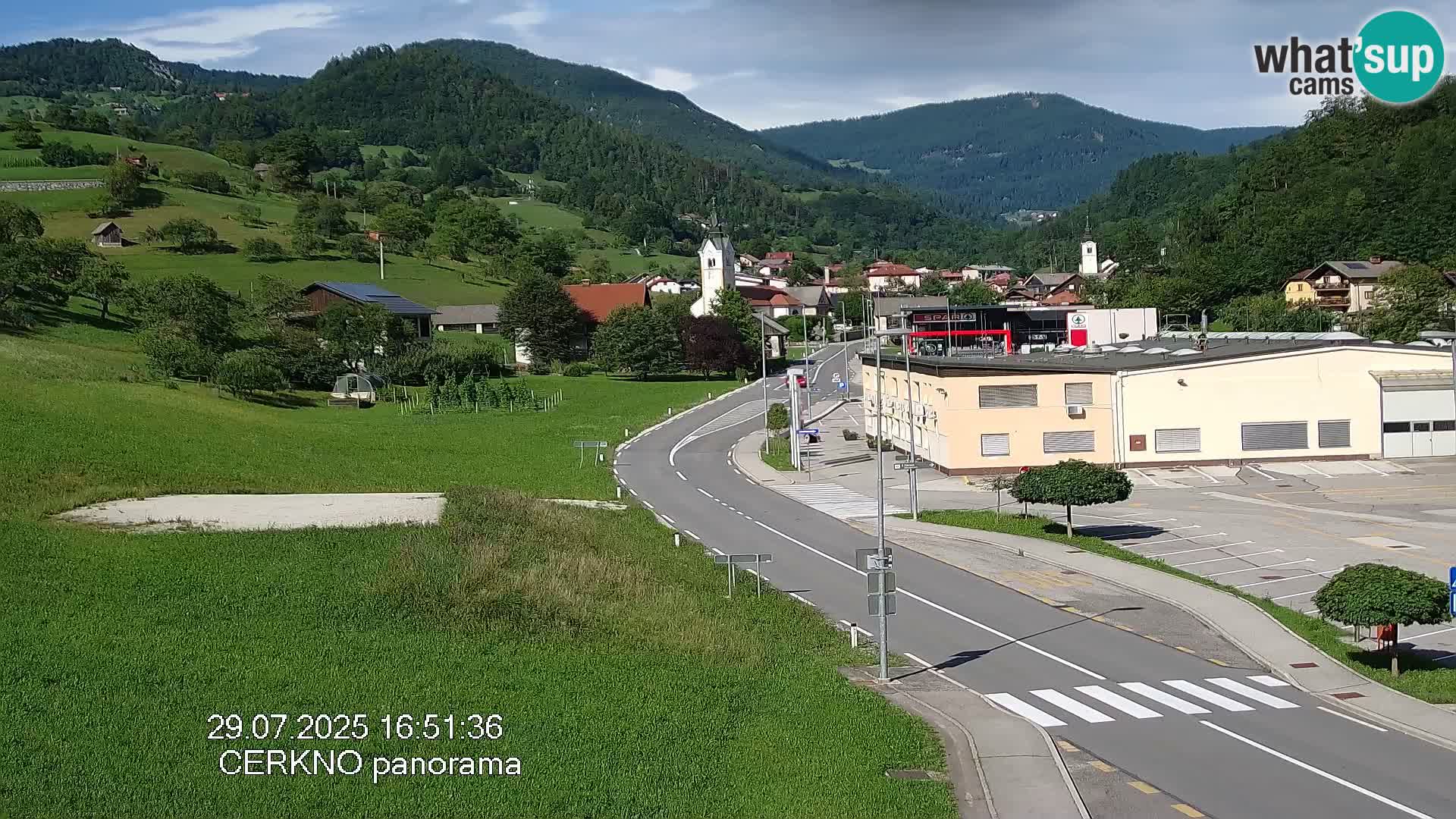 Cerkno ulaz u grad – Kamera uživo