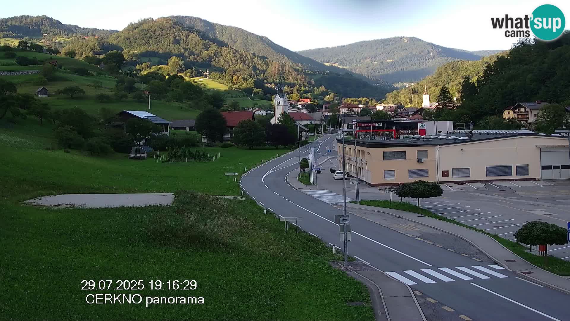 Cerkno ulaz u grad – Kamera uživo