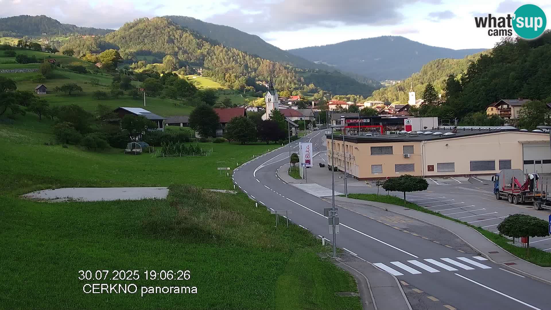 Cerkno Stadteingang Live-Webcam