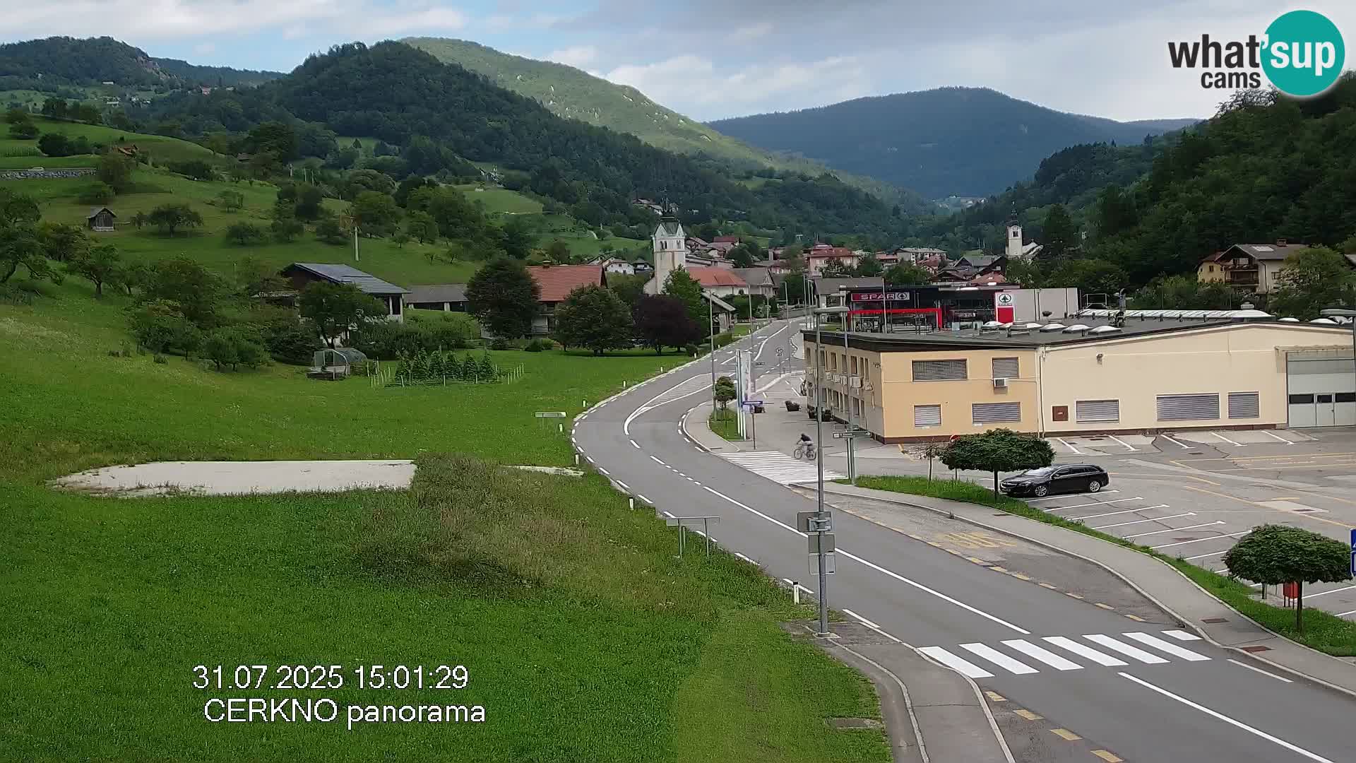 Cerkno Stadteingang Live-Webcam