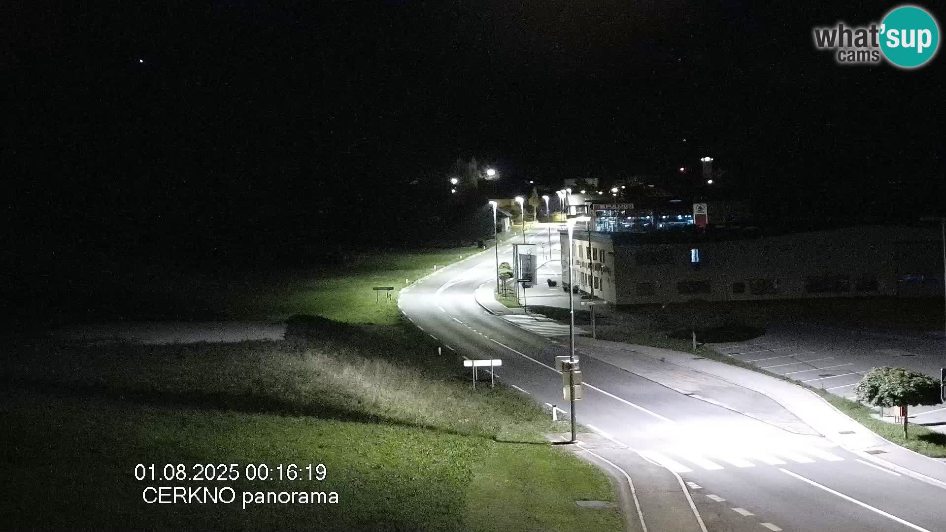 Cerkno city entrance Live Webcam