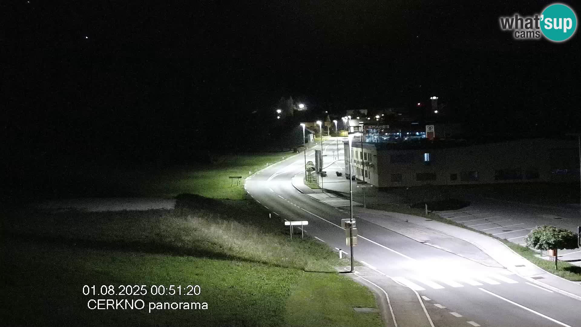 Cerkno city entrance Live Webcam