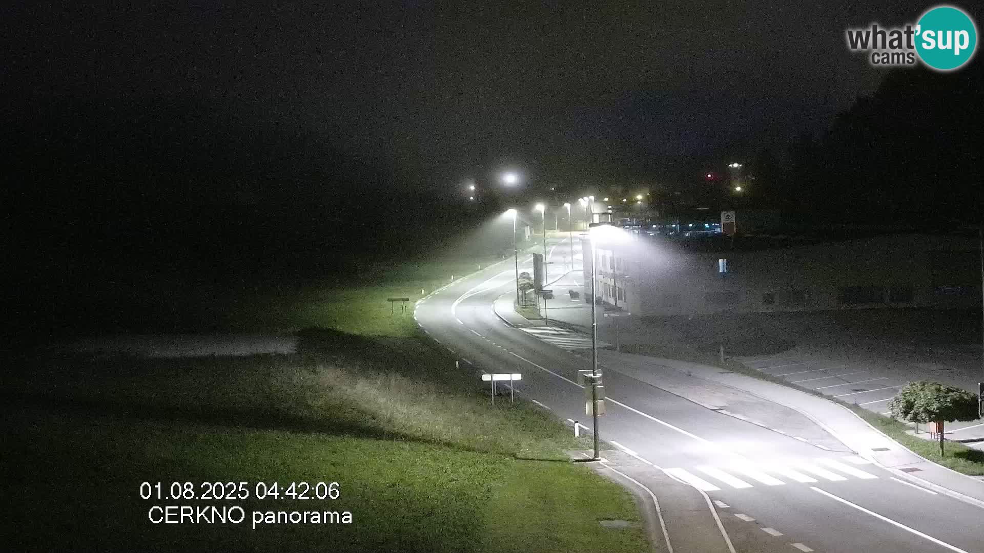 Webcam en direct – Entrée de la ville de Cerkno