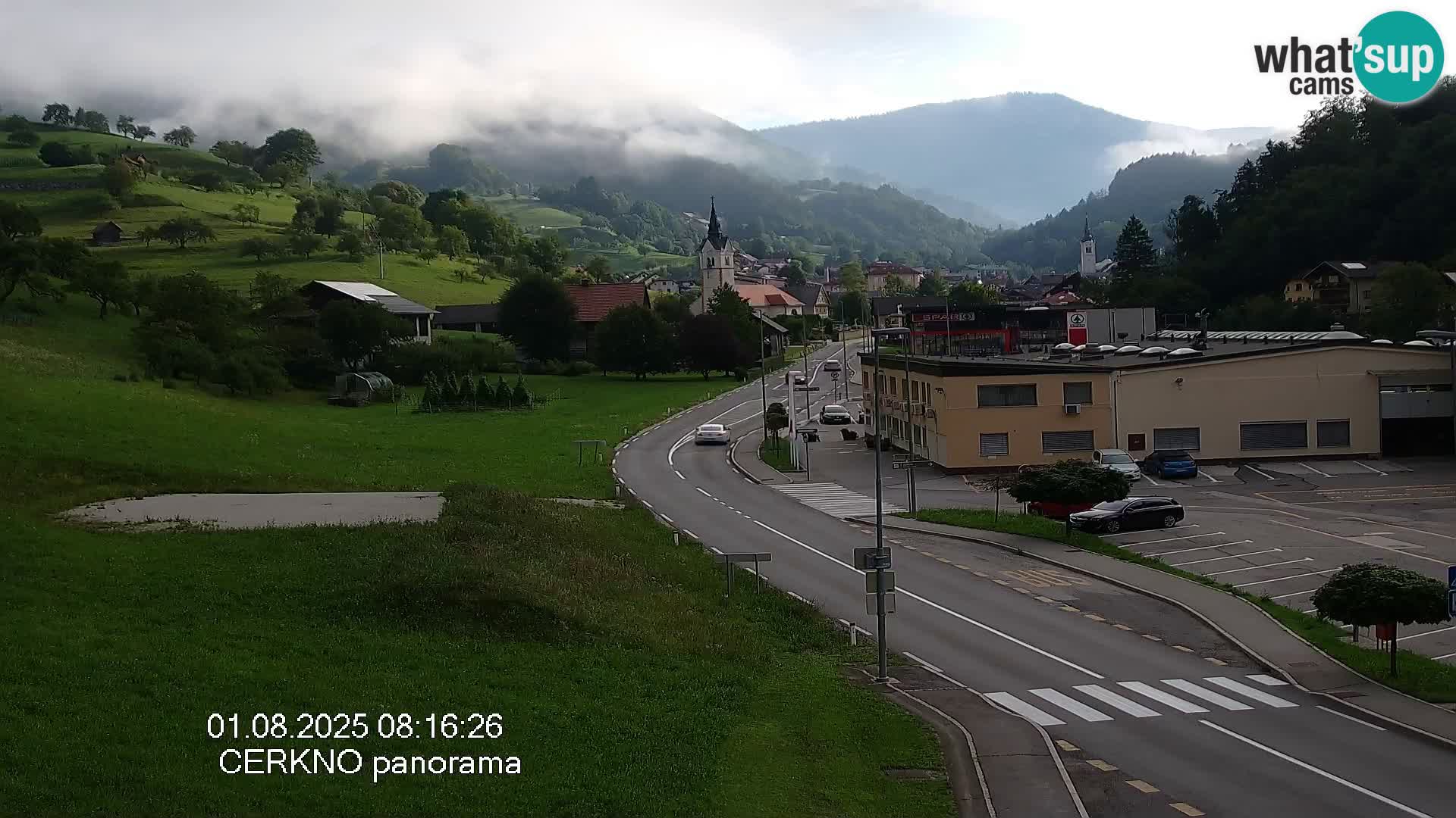 Cerkno Stadteingang Live-Webcam