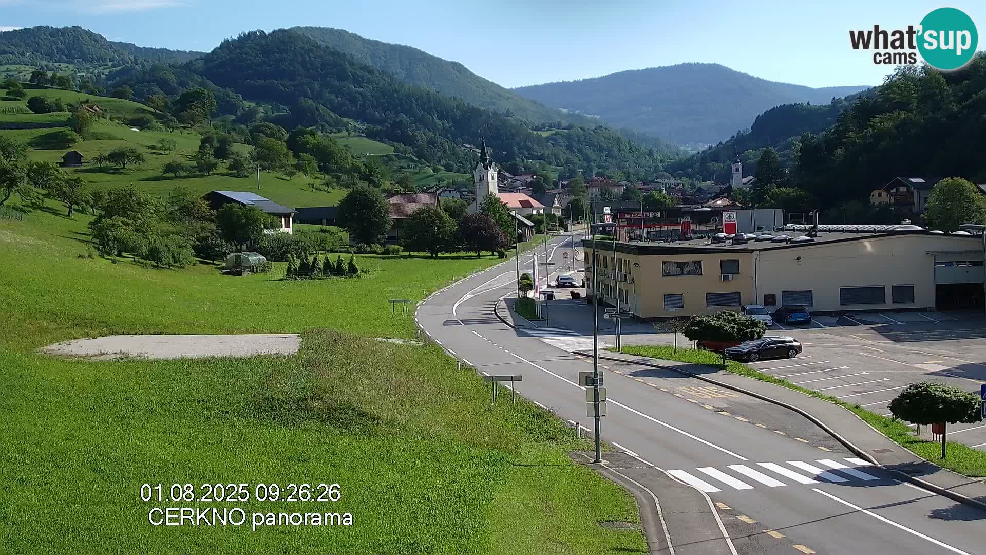 Cerkno Stadteingang Live-Webcam