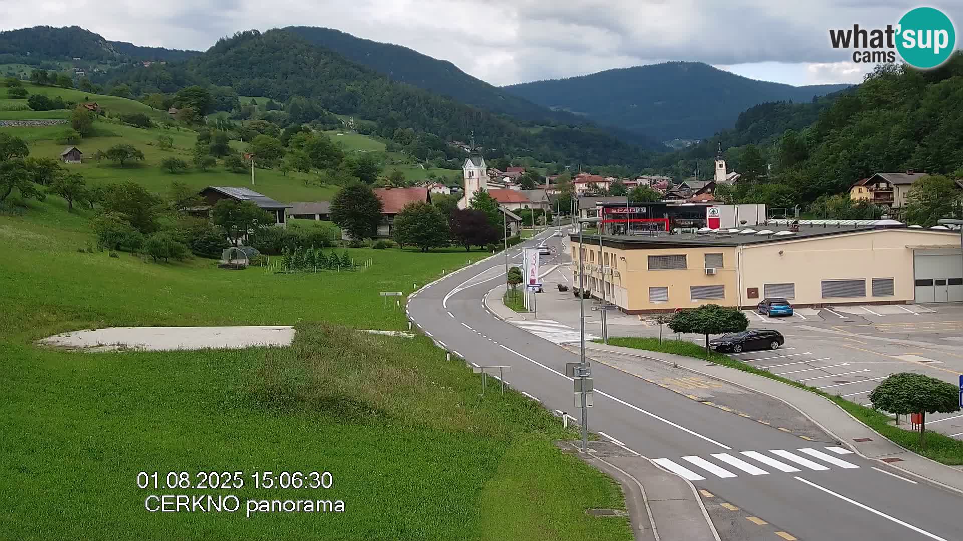 Cerkno Stadteingang Live-Webcam