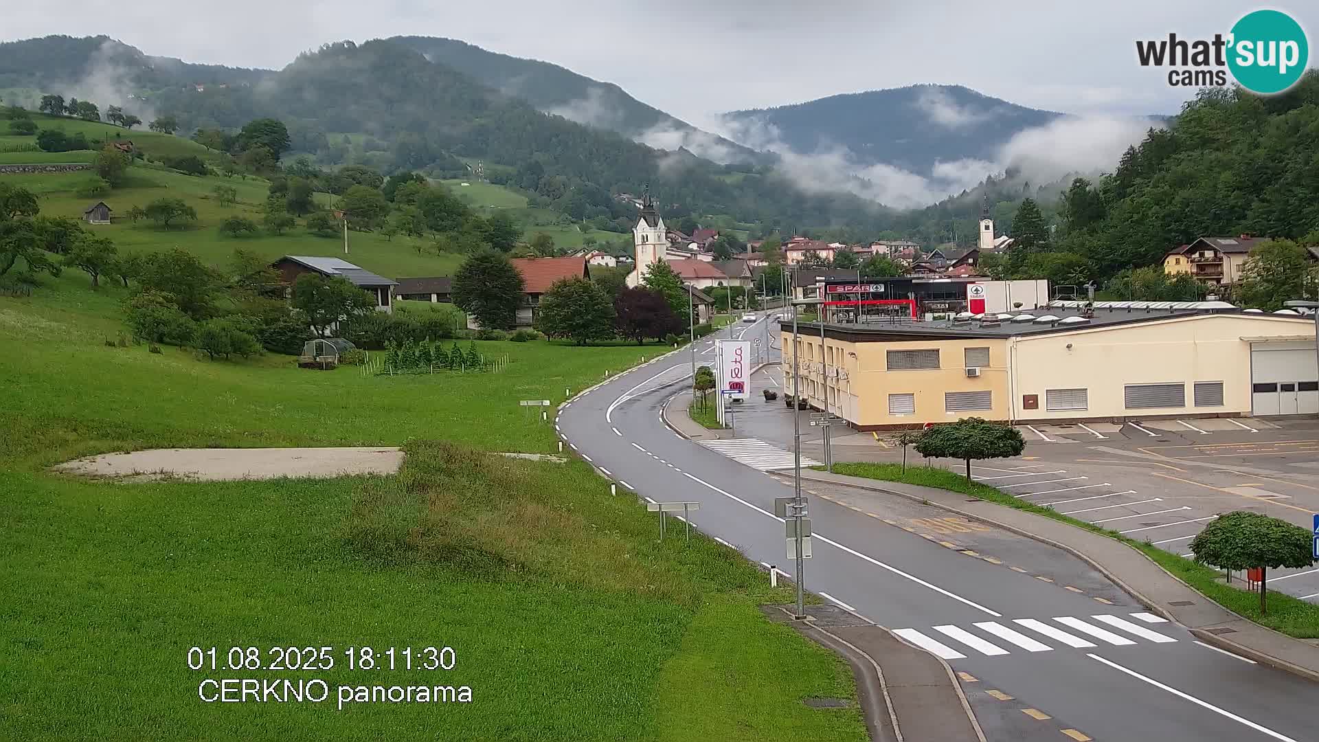 Webcam Ingresso Città di Cerkno
