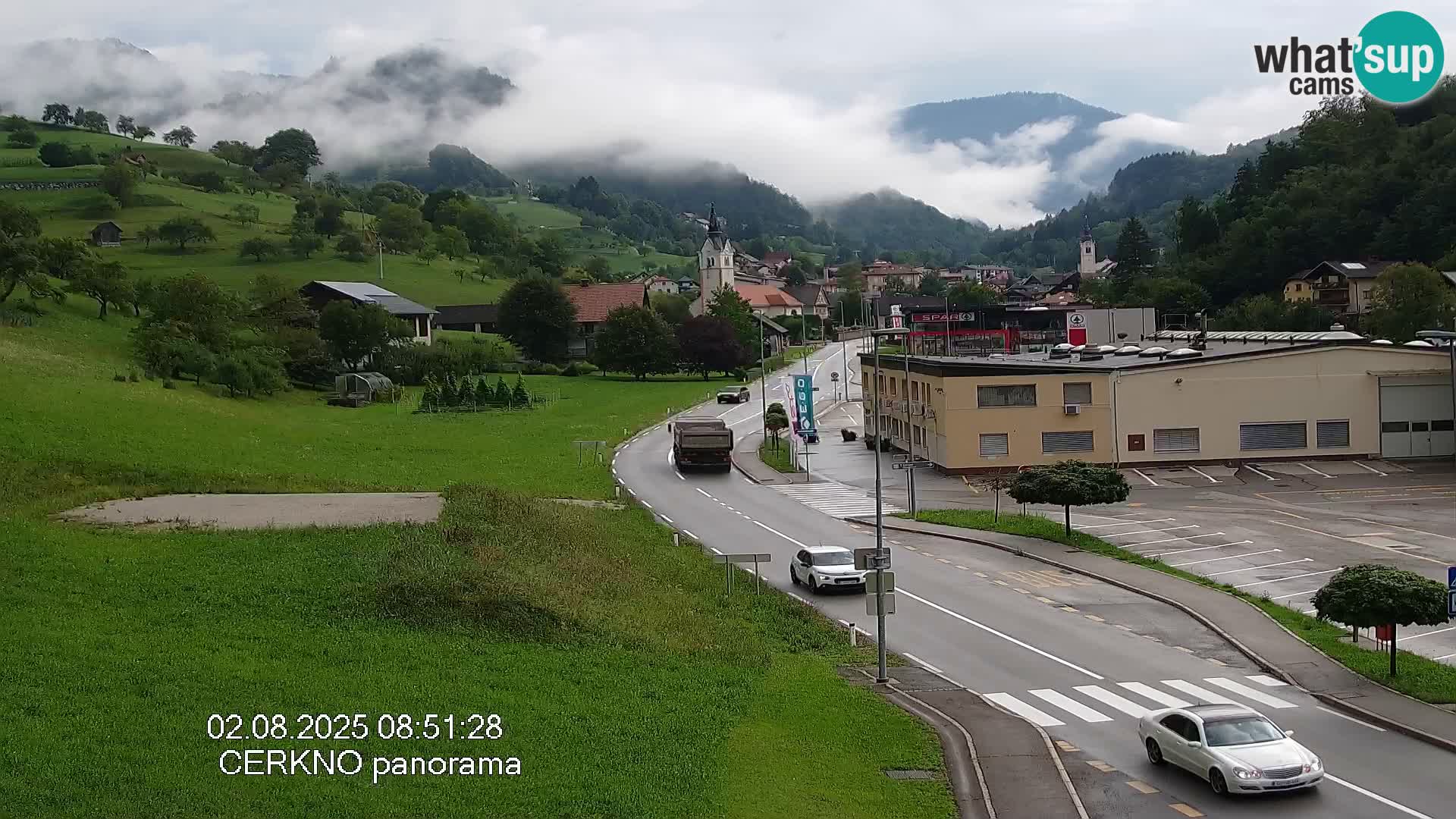 Cerkno Stadteingang Live-Webcam