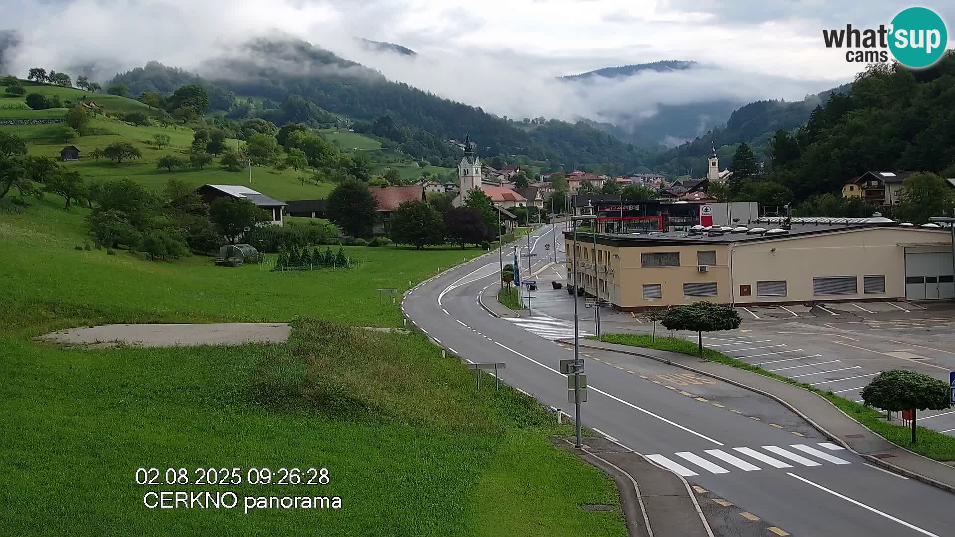 Cerkno Stadteingang Live-Webcam