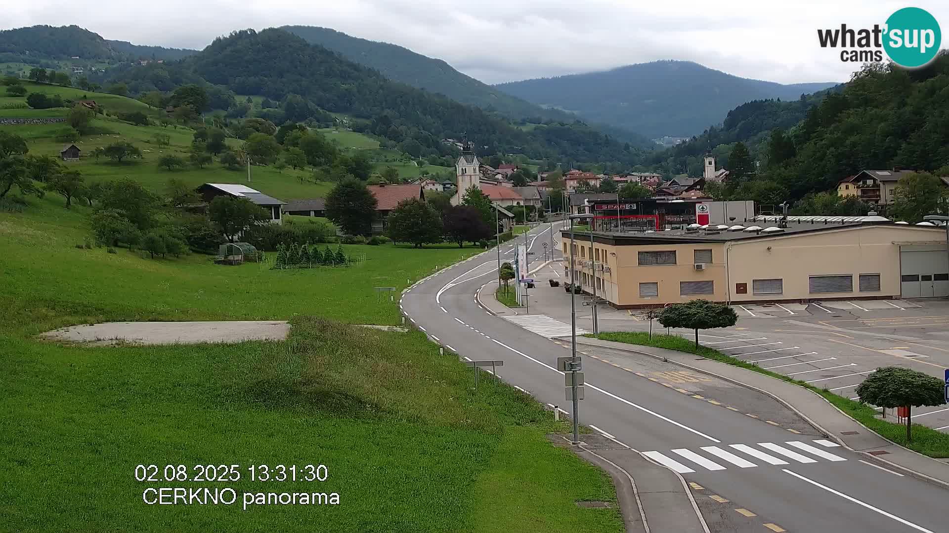 Cerkno ulaz u grad – Kamera uživo
