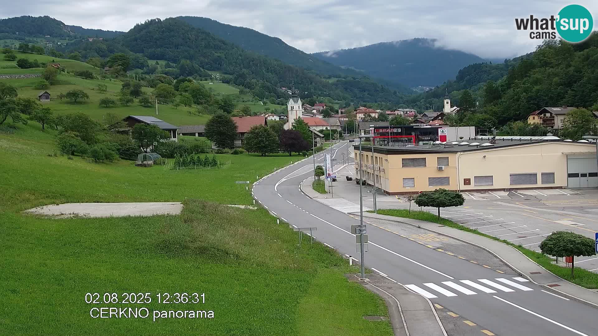 Cerkno Stadteingang Live-Webcam