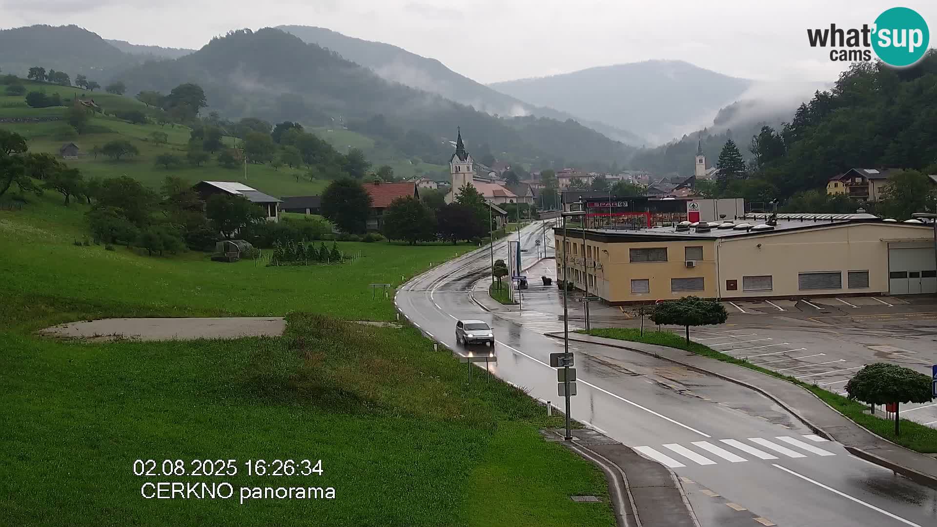 Cerkno Stadteingang Live-Webcam