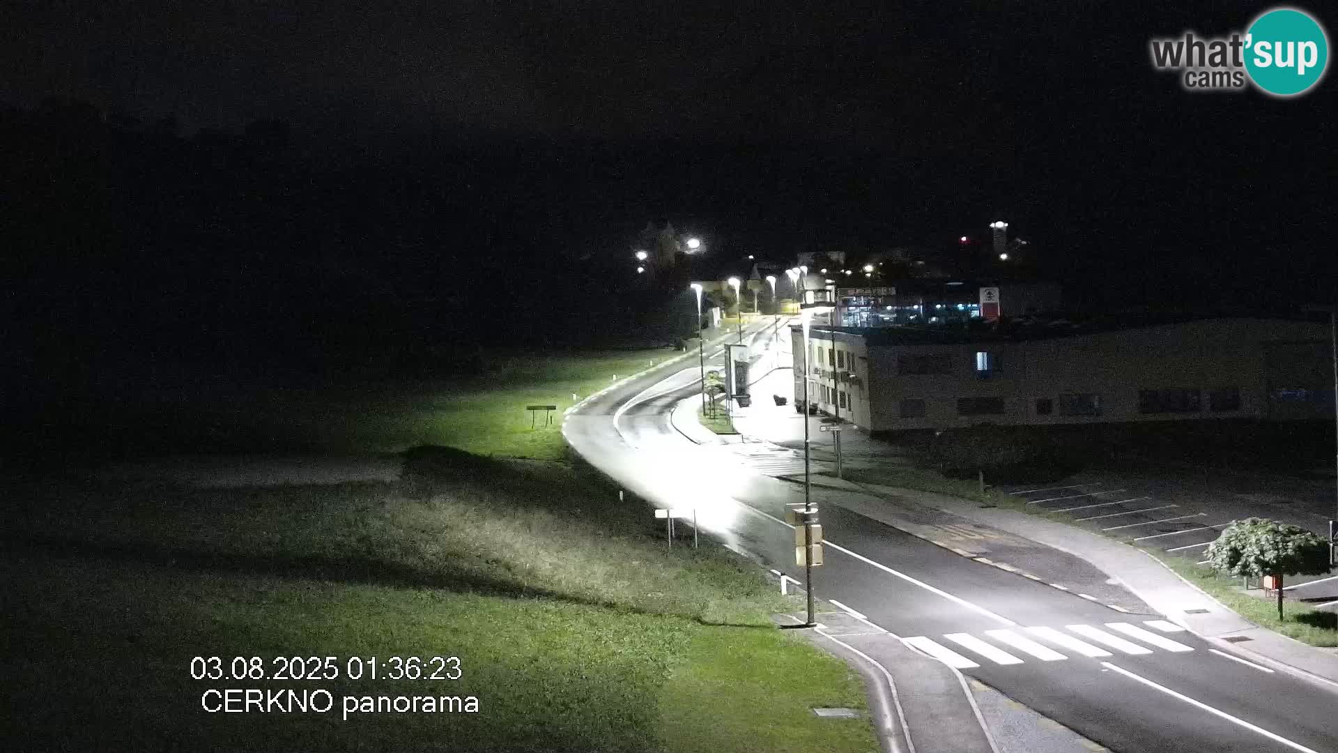 Cerkno city entrance Live Webcam