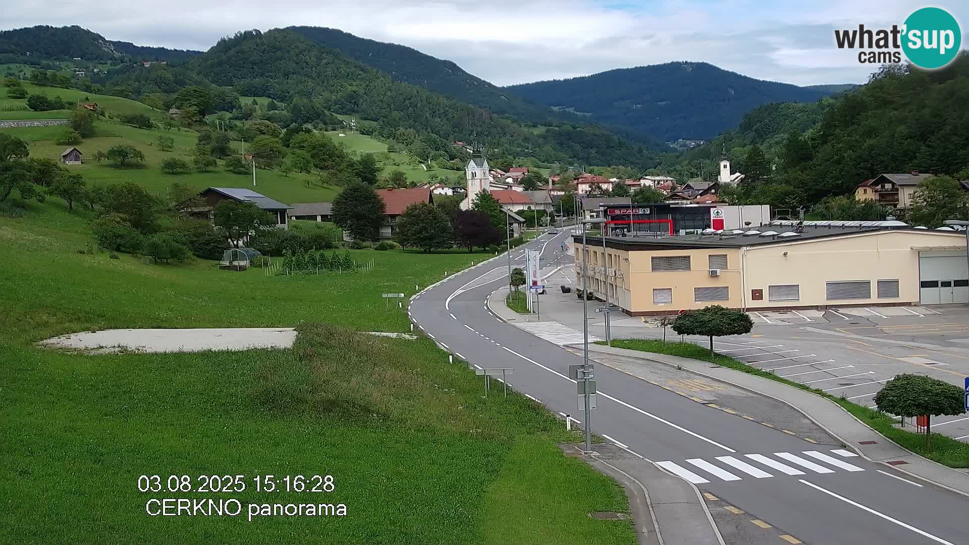 Cerkno Stadteingang Live-Webcam