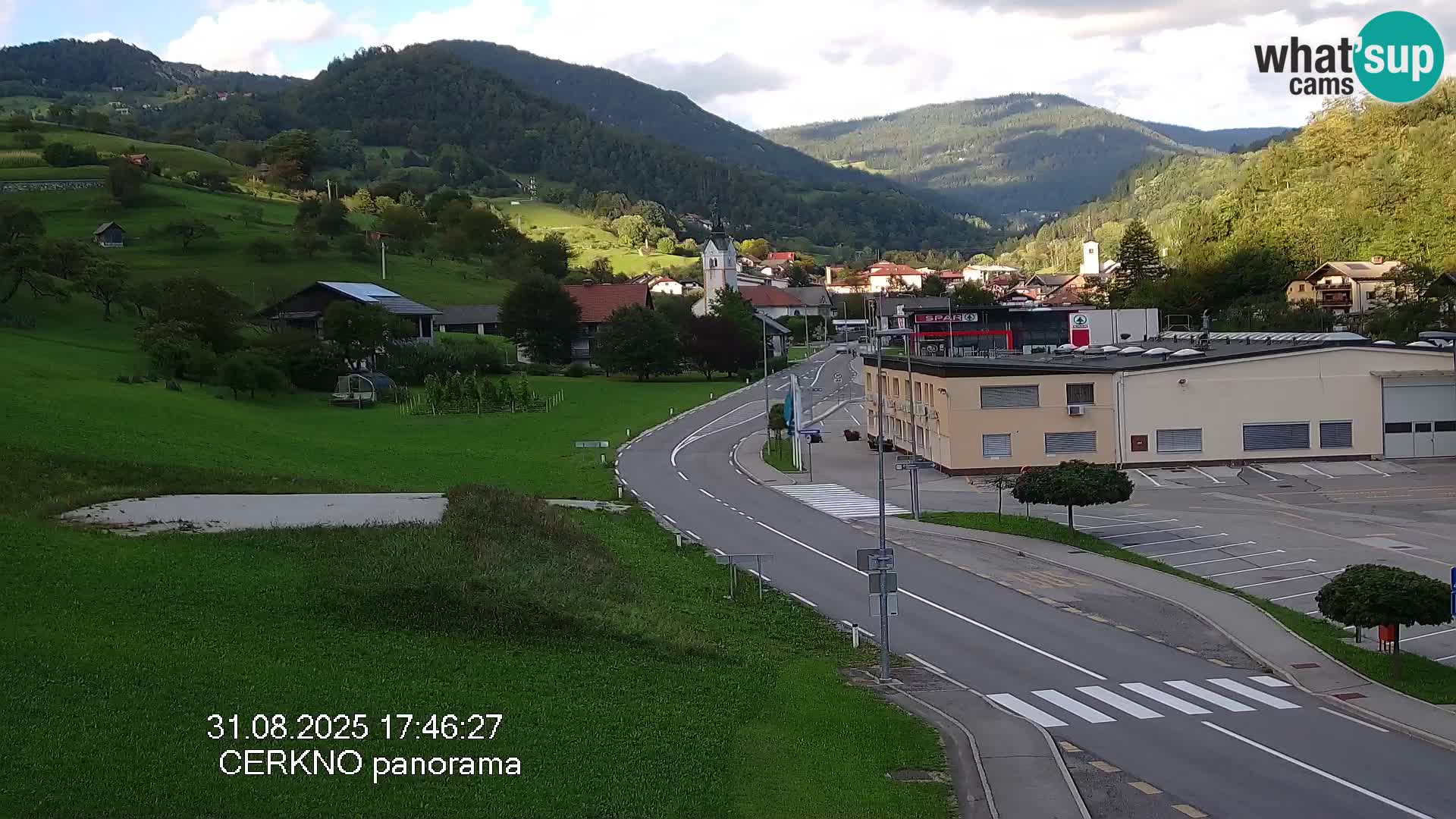 Cerkno ulaz u grad – Kamera uživo