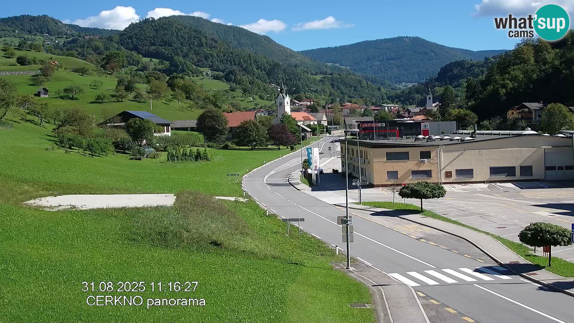 Cerkno Stadteingang Live-Webcam