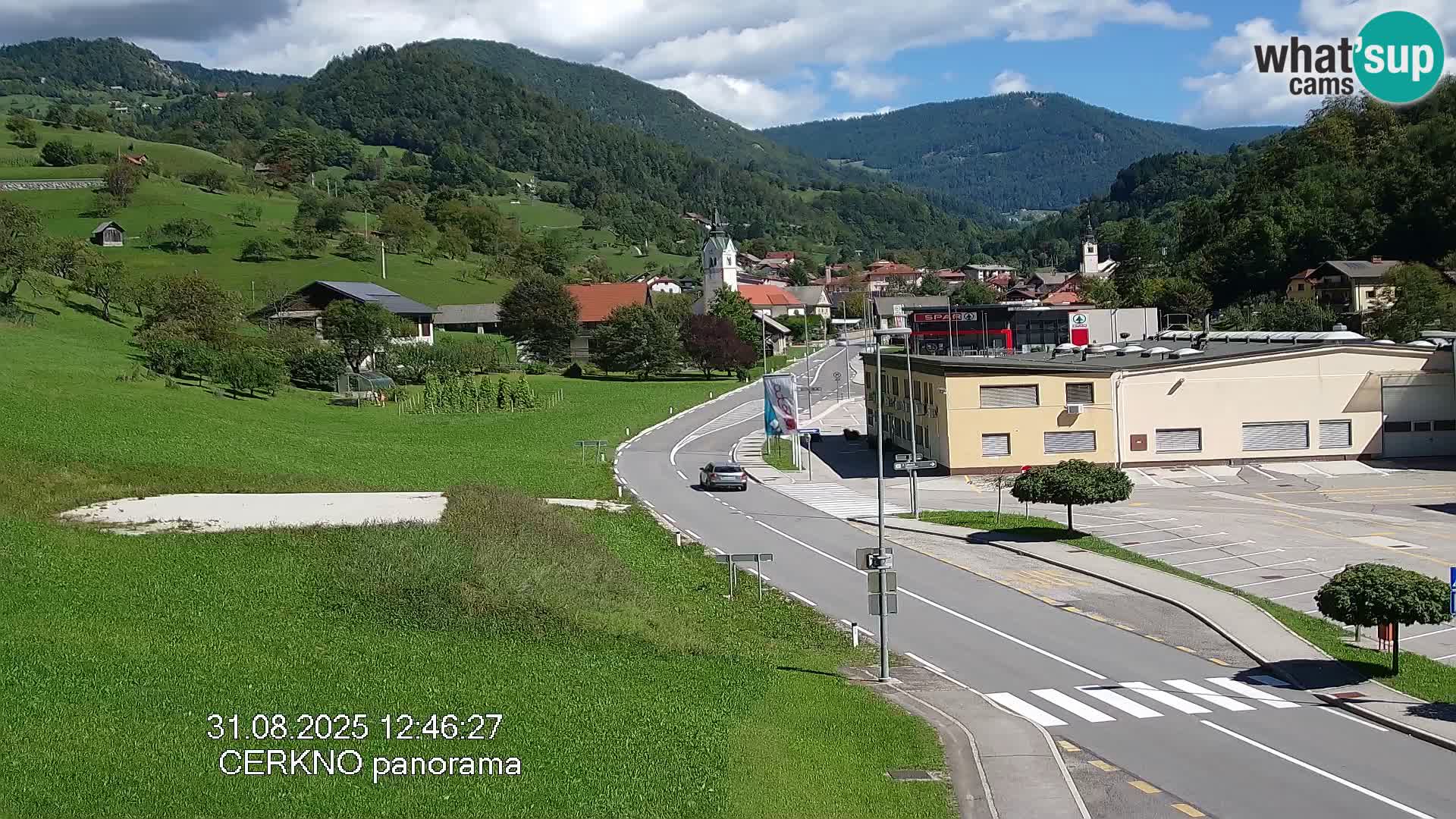 Cerkno Stadteingang Live-Webcam