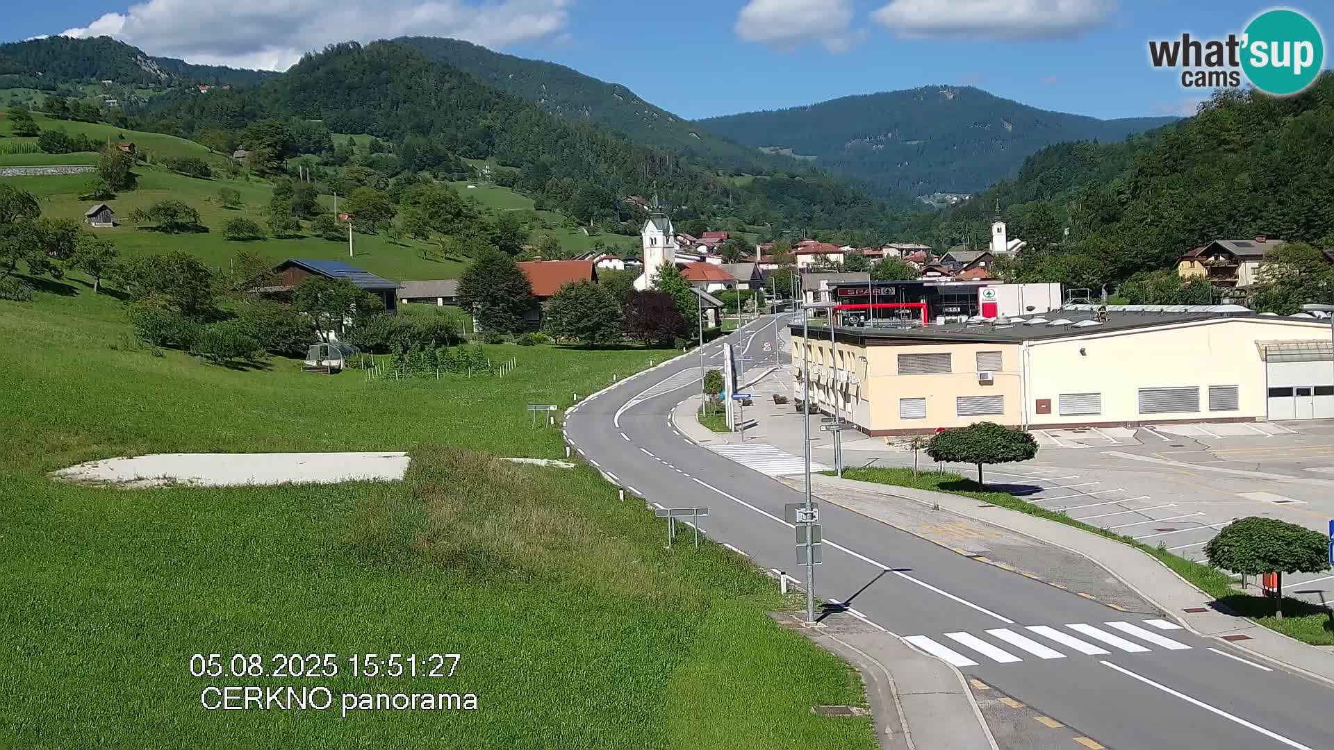 Webcam Ingresso Città di Cerkno