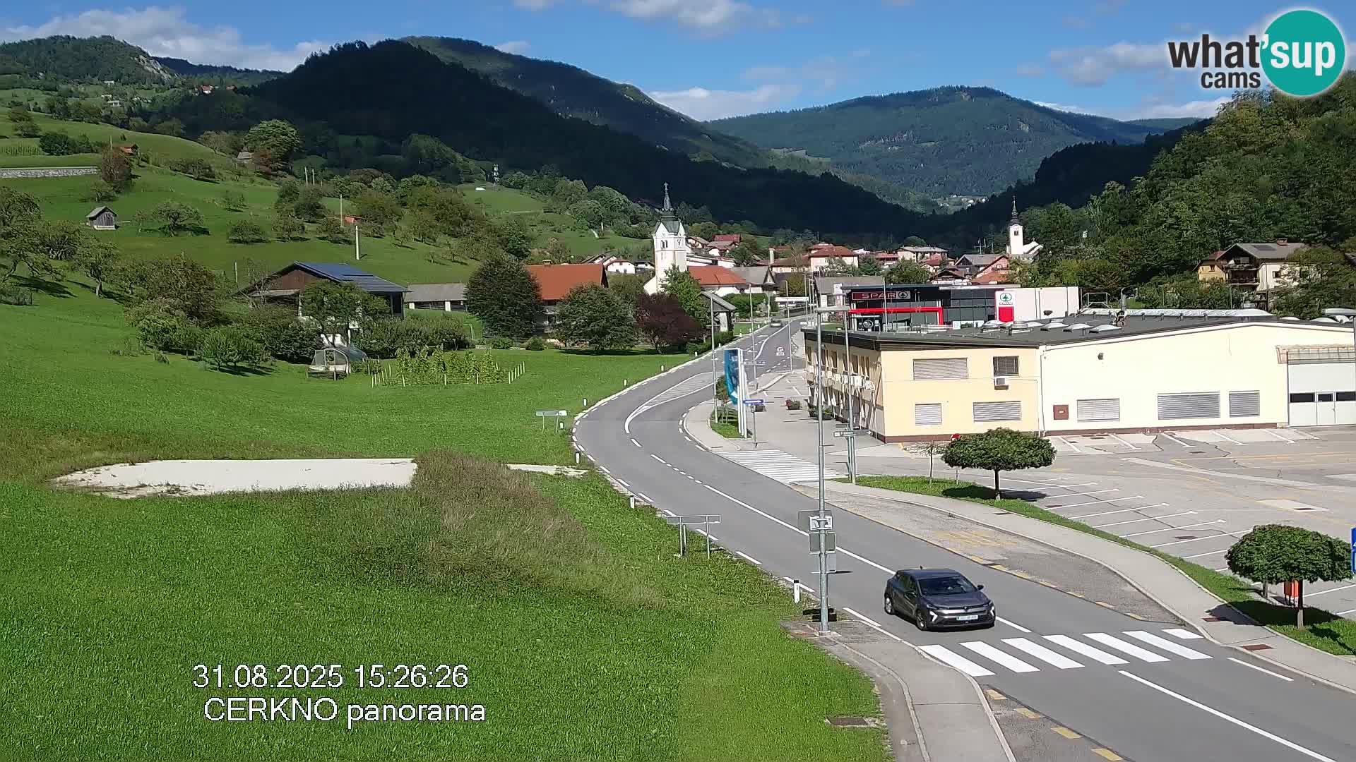 Cerkno Stadteingang Live-Webcam