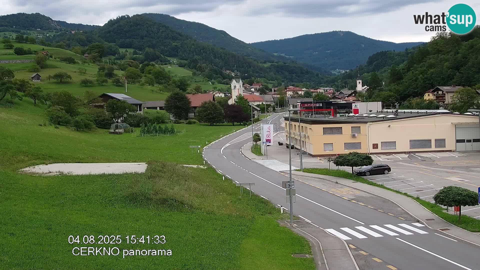 Cerkno Stadteingang Live-Webcam
