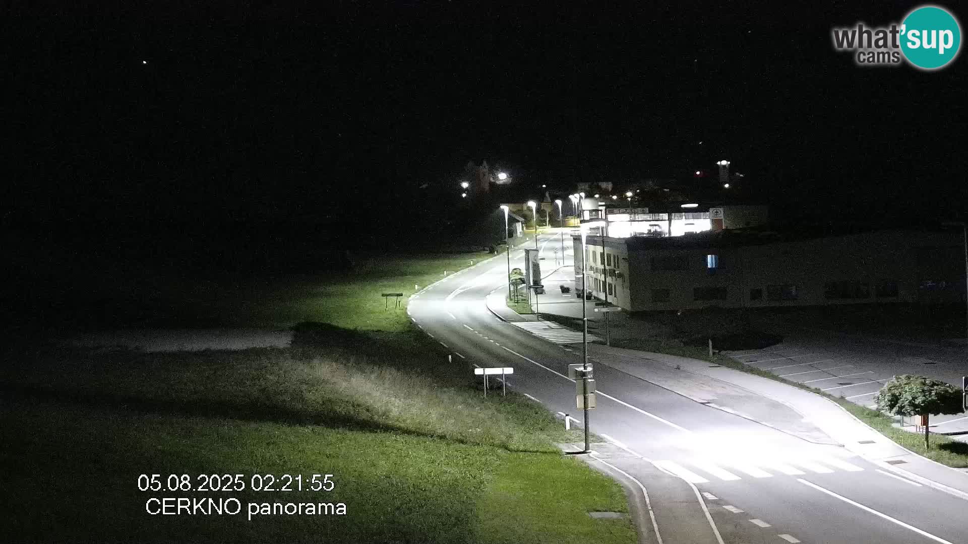 Cerkno entrada a la ciudad Webcam en vivo