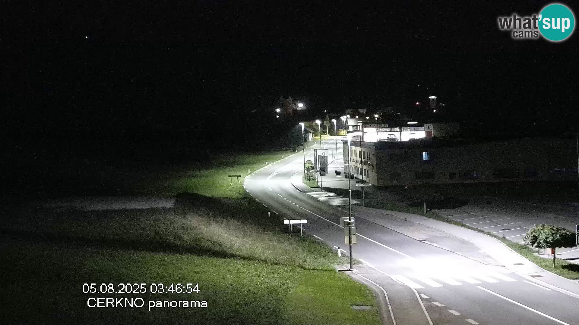 Webcam en direct – Entrée de la ville de Cerkno