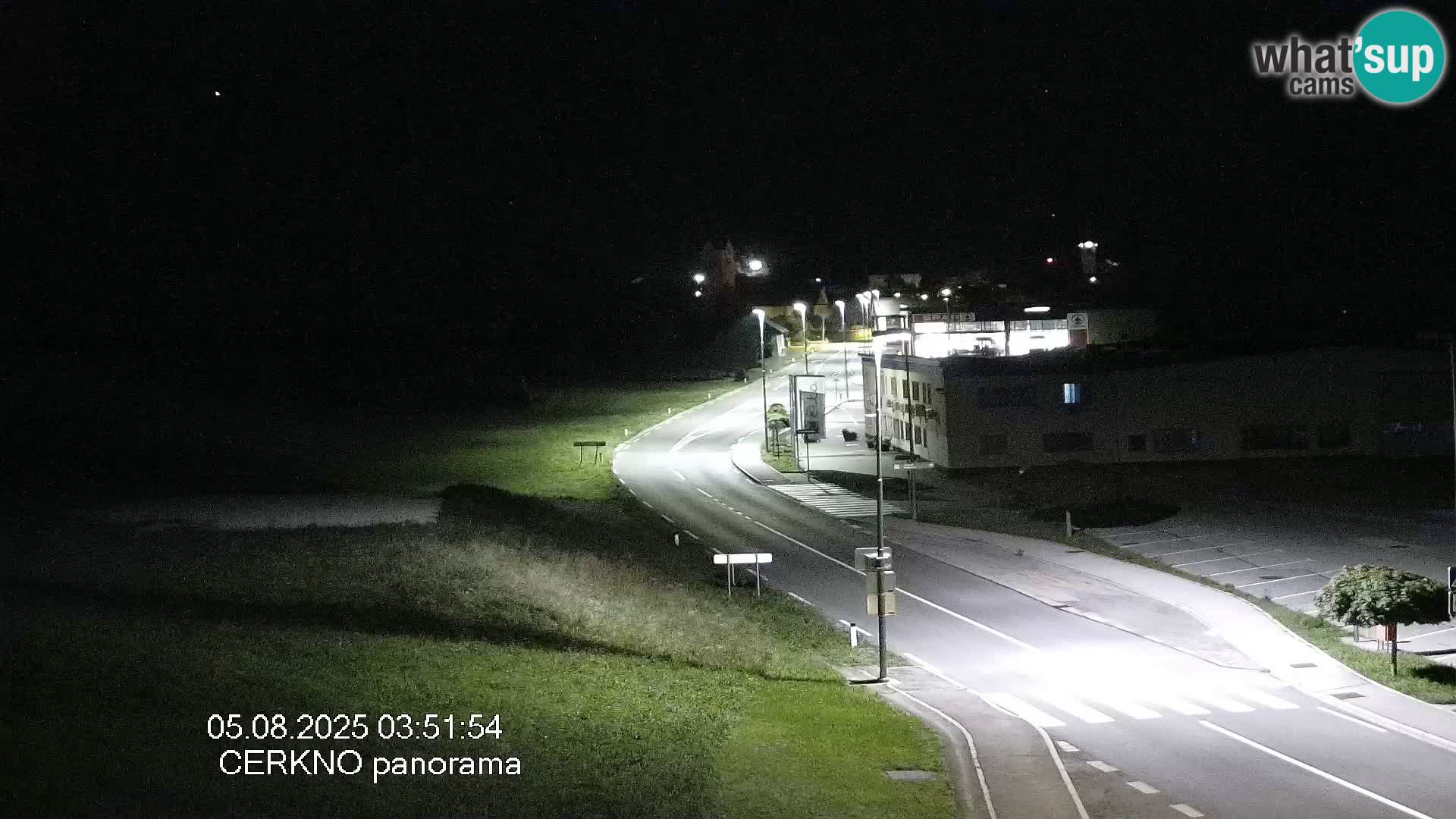 Cerkno city entrance Live Webcam